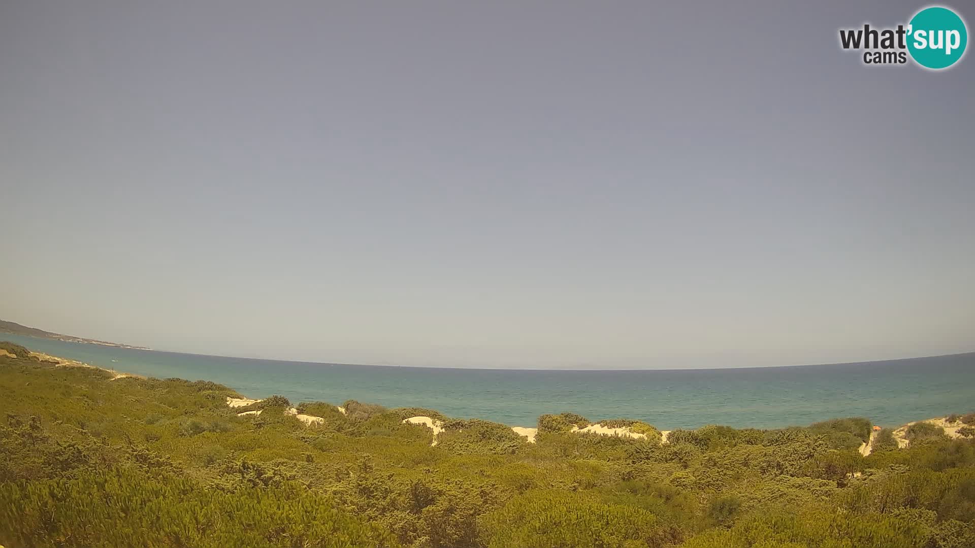 Villaplatamona, panoramic view of the Gulf of Asinara, Platamona, Sorso, Sardinia – live webcam
