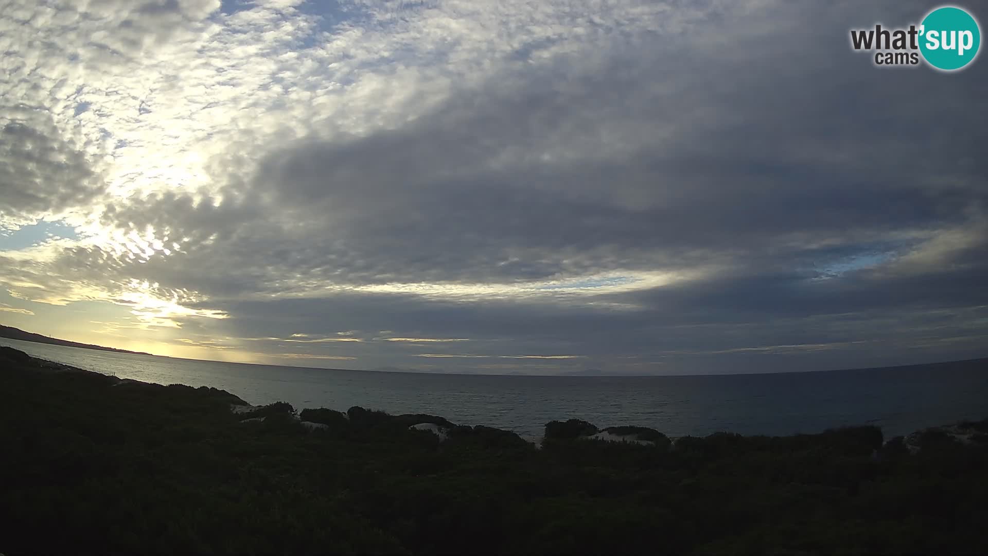 Villaplatamona, vue panoramique sur le golfe de l’Asinara, Platamona, Sorso, Sardaigne – webcam en direct