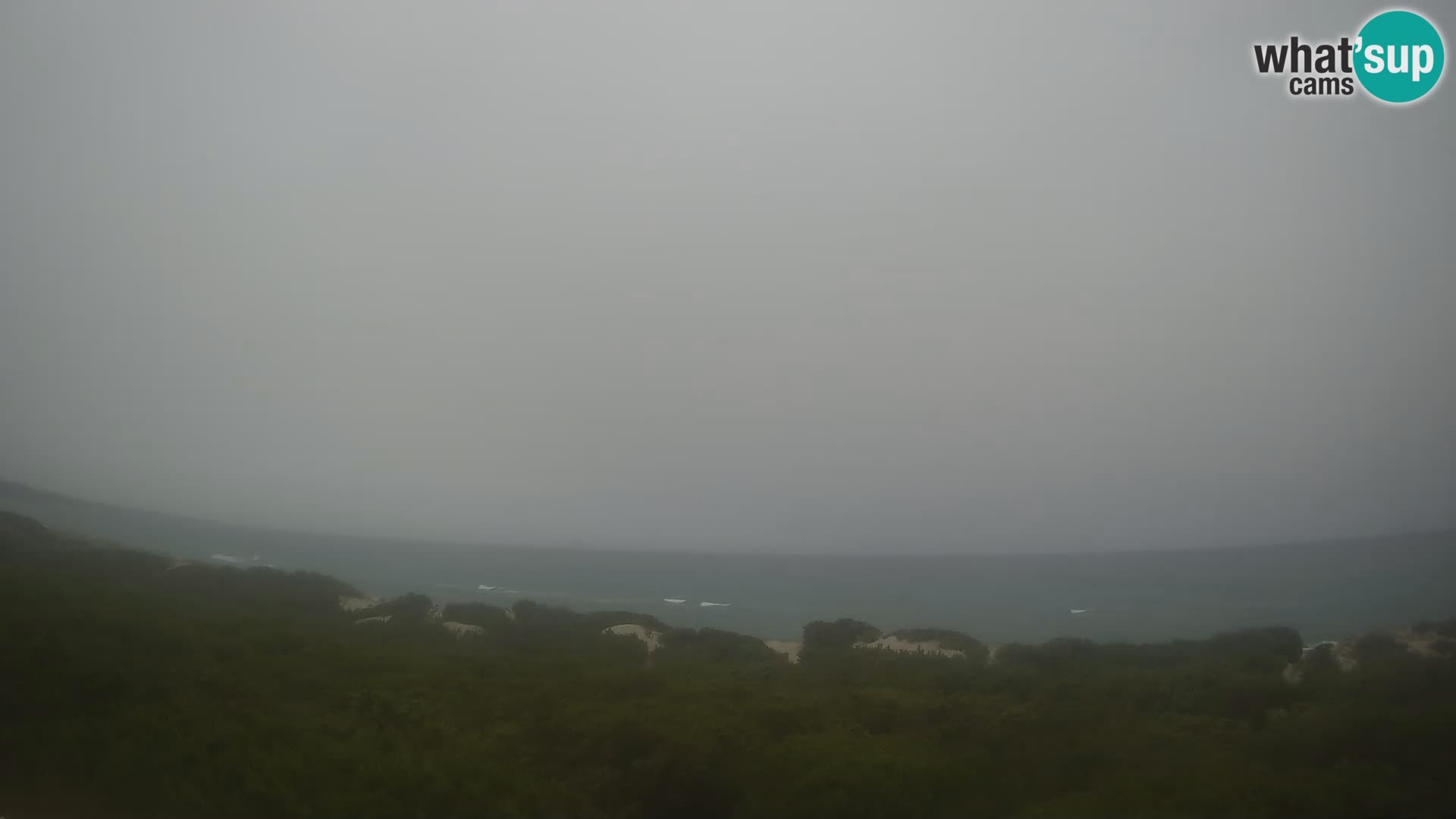 Villaplatamona, Panoramablick auf den Golf von Asinara, Platamona, Sorso, Sardinien – Live-Webcam