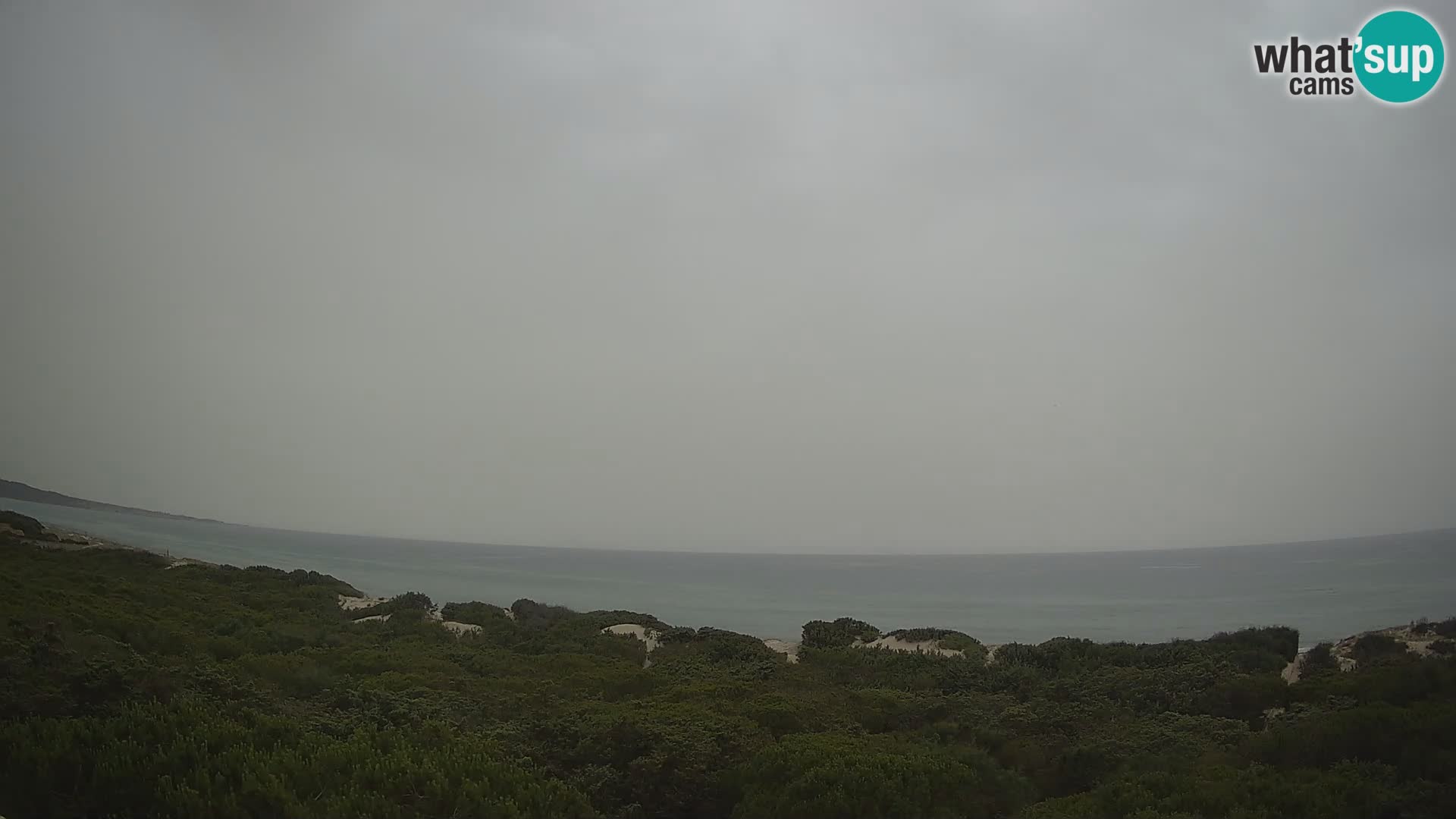 Villaplatamona, vista panoramica sul Golfo dell’Asinara, Platamona, Sorso, Sardegna – live webcam