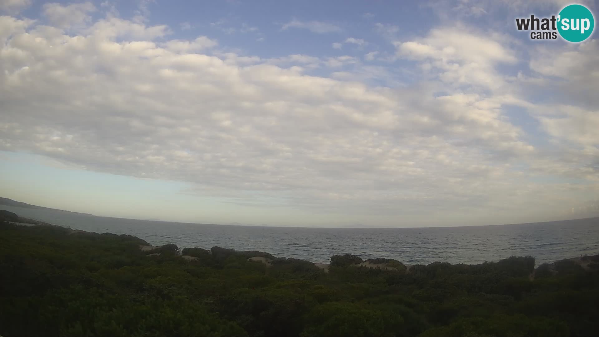 Villaplatamona, panoramic view of the Gulf of Asinara, Platamona, Sorso, Sardinia – live webcam