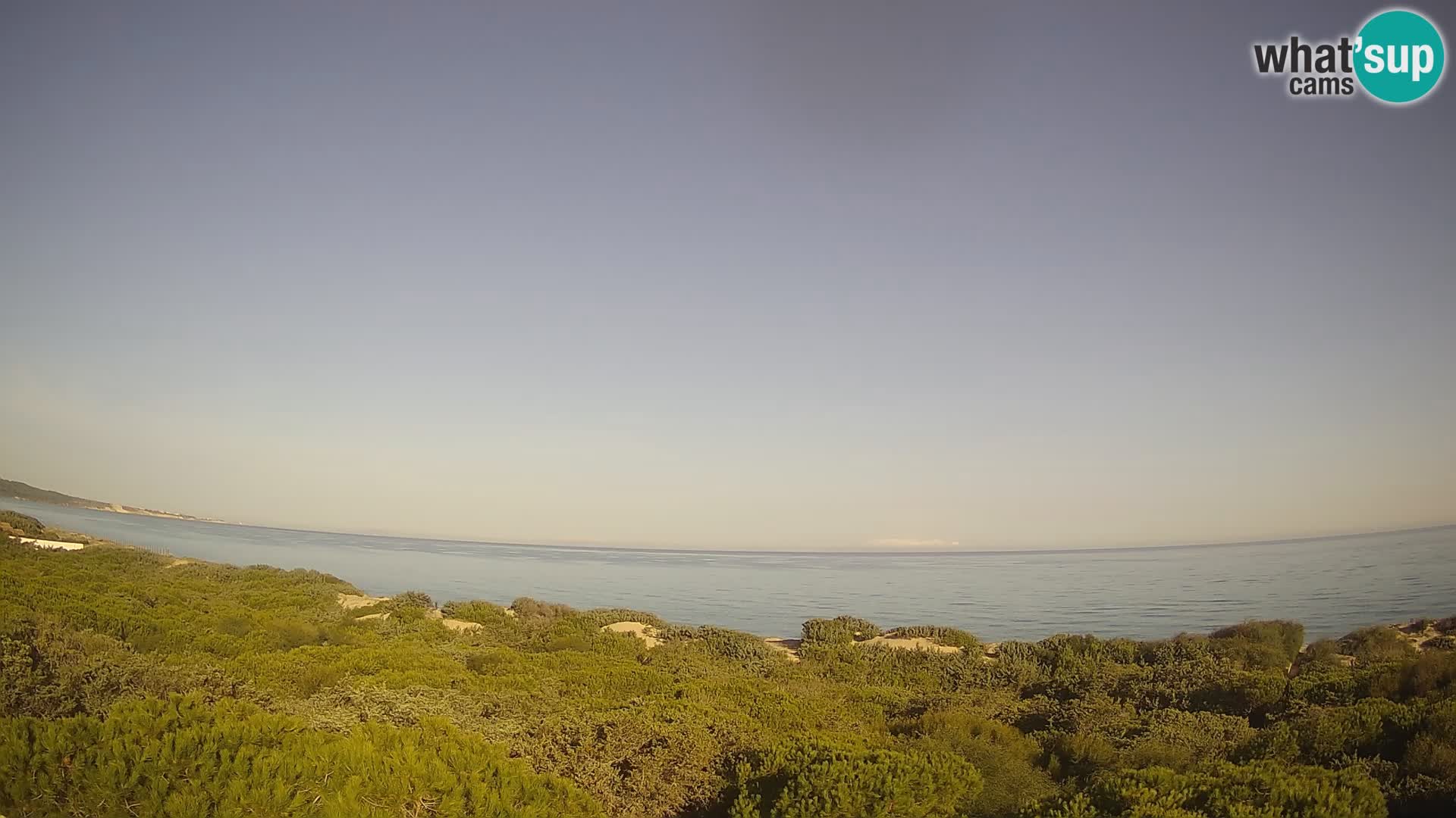 Villaplatamona, vue panoramique sur le golfe de l’Asinara, Platamona, Sorso, Sardaigne – webcam en direct