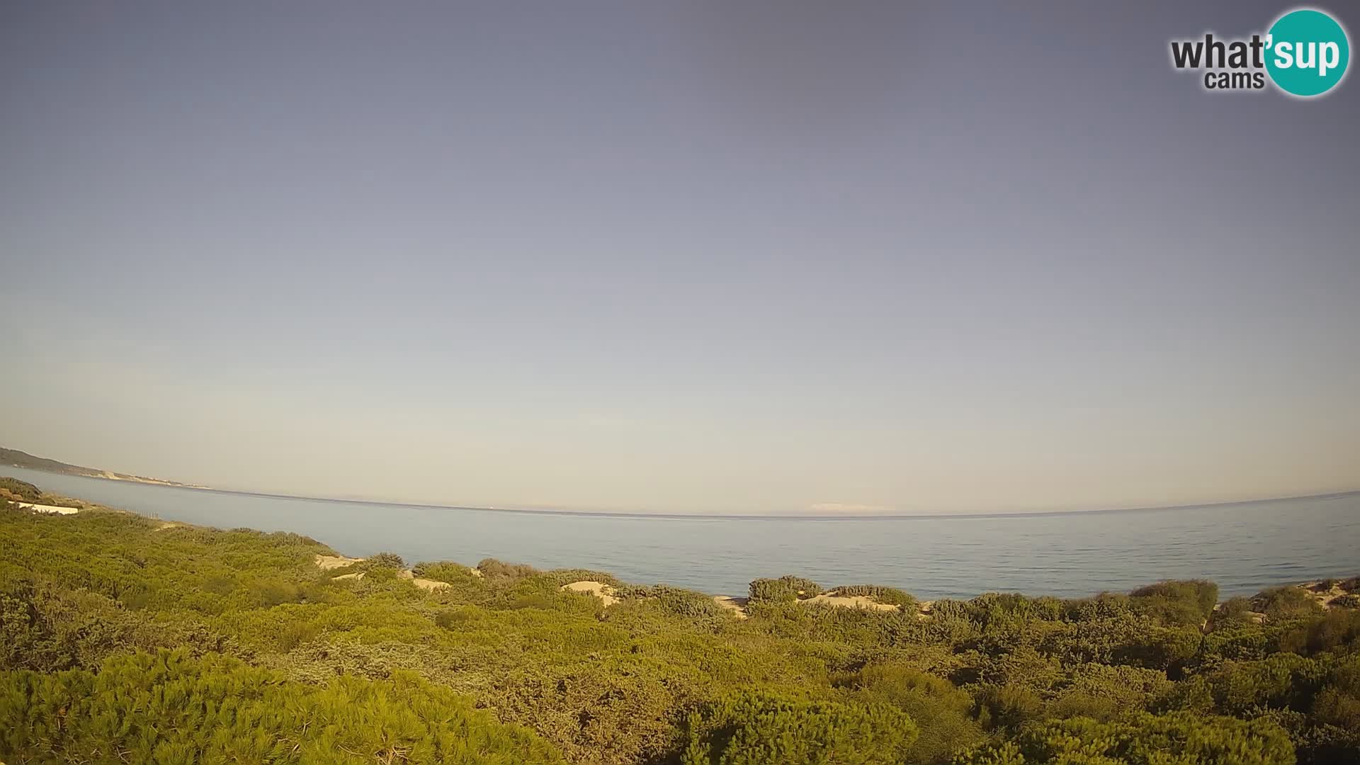 Villaplatamona, panoramic view of the Gulf of Asinara, Platamona, Sorso, Sardinia – live webcam