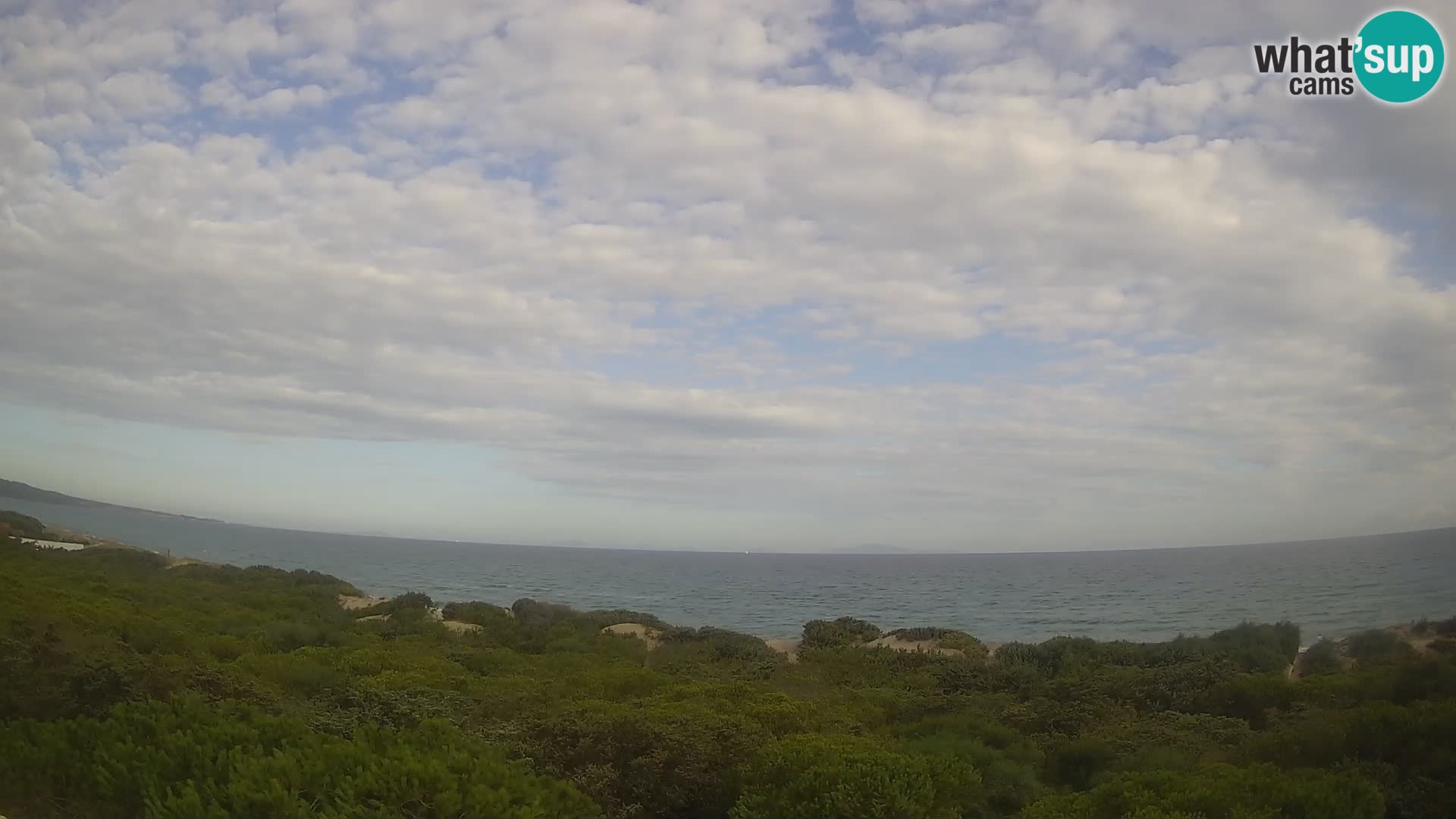 Villaplatamona, panoramic view of the Gulf of Asinara, Platamona, Sorso, Sardinia – live webcam