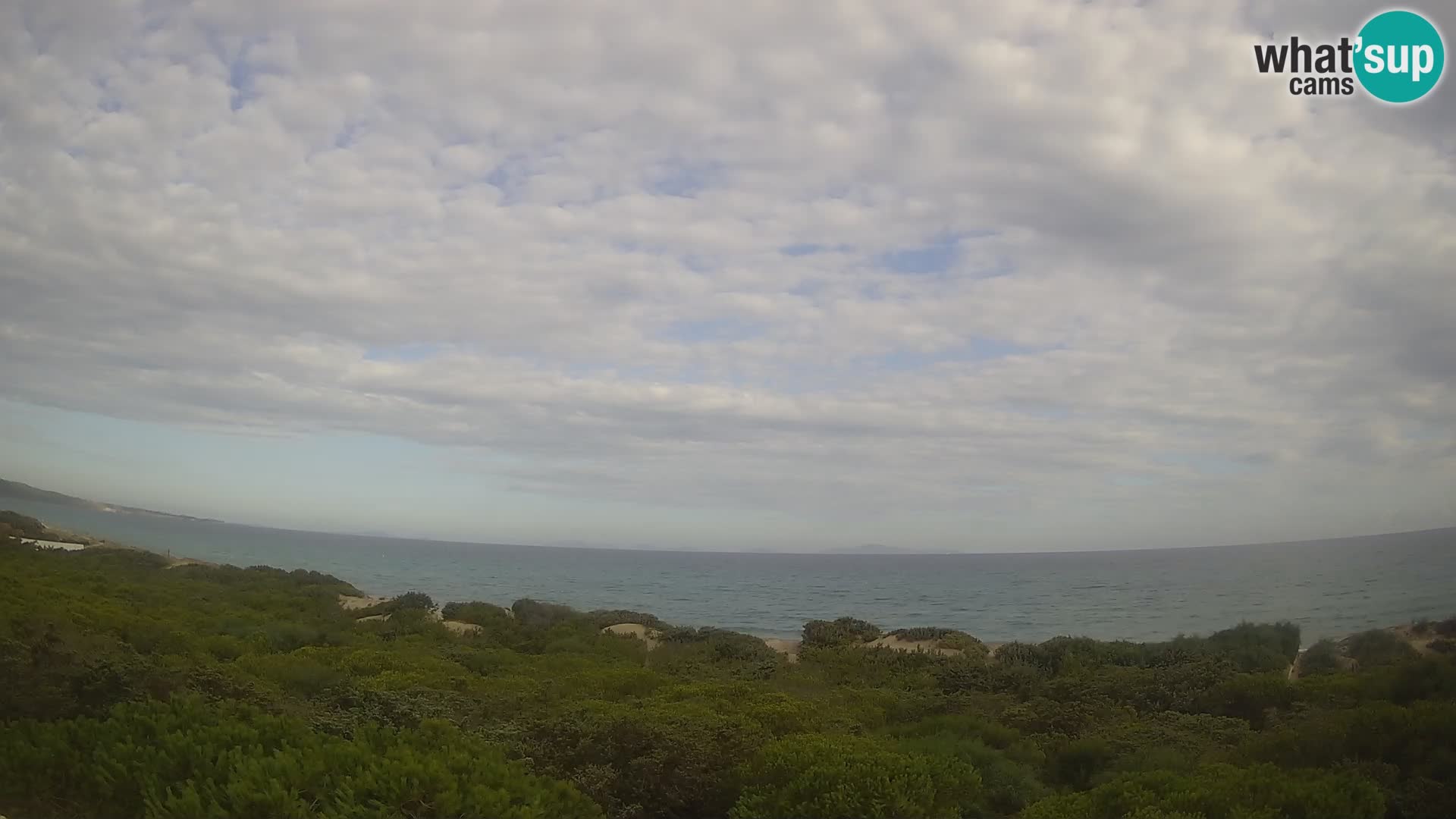 Villaplatamona, panoramic view of the Gulf of Asinara, Platamona, Sorso, Sardinia – live webcam