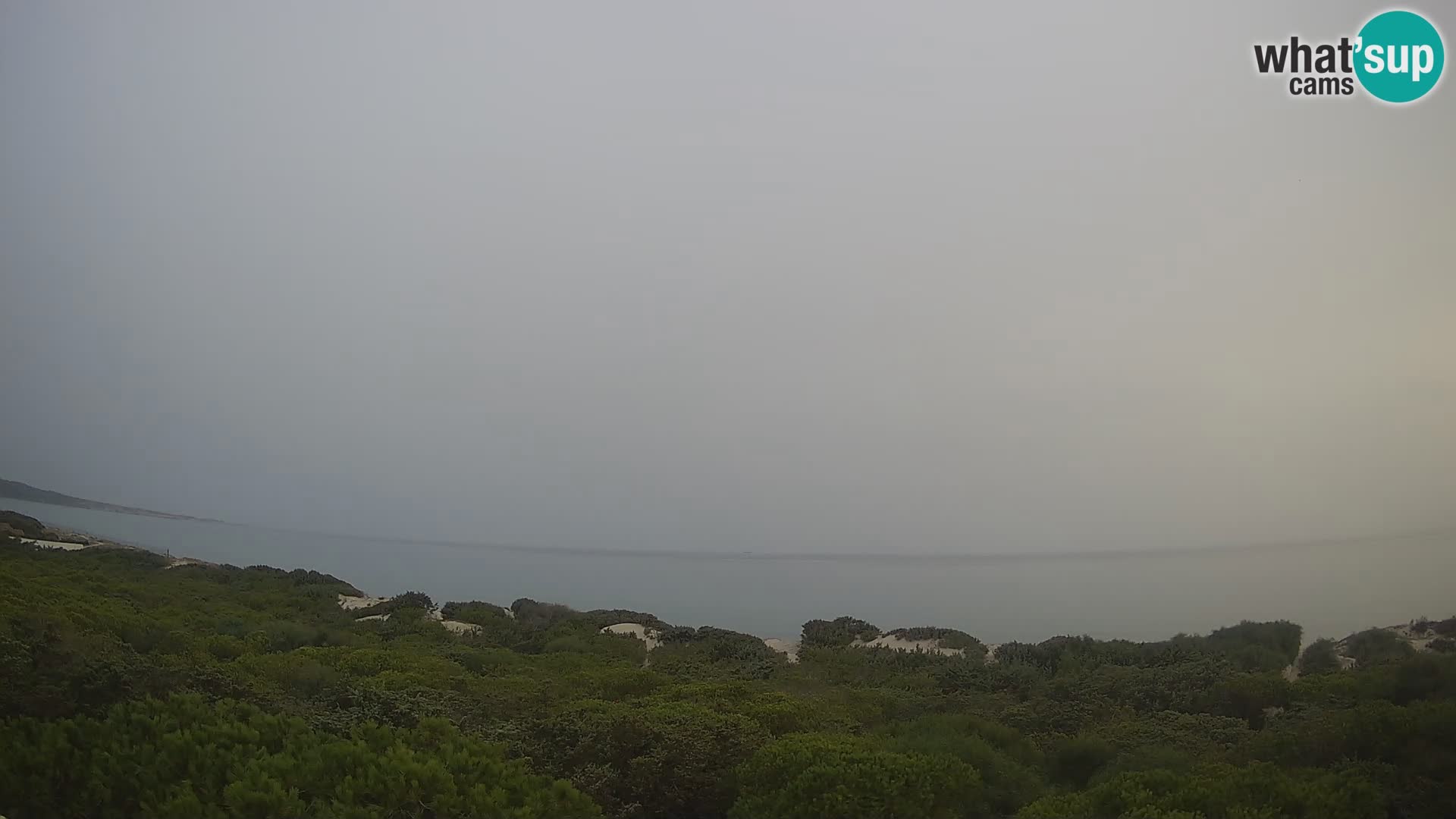 Villaplatamona, vista panoramica sul Golfo dell’Asinara, Platamona, Sorso, Sardegna – live webcam