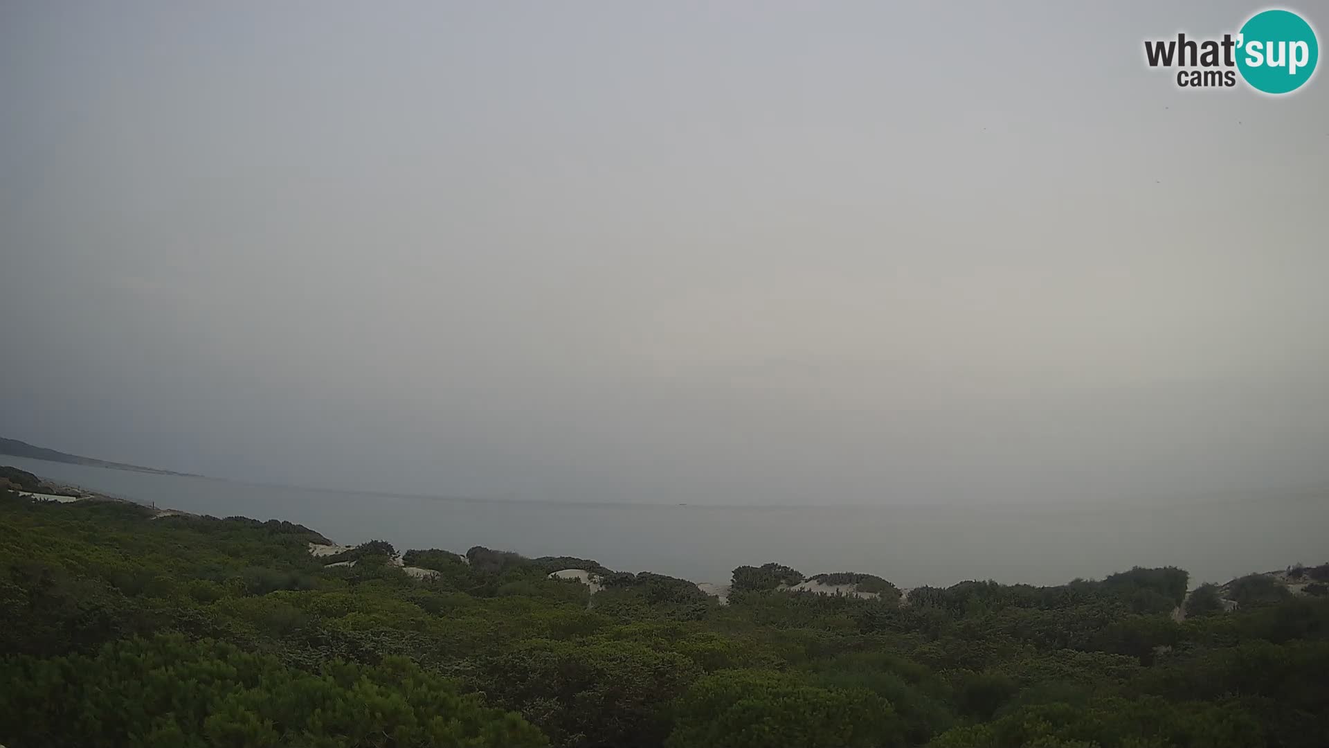 Villaplatamona, vue panoramique sur le golfe de l’Asinara, Platamona, Sorso, Sardaigne – webcam en direct