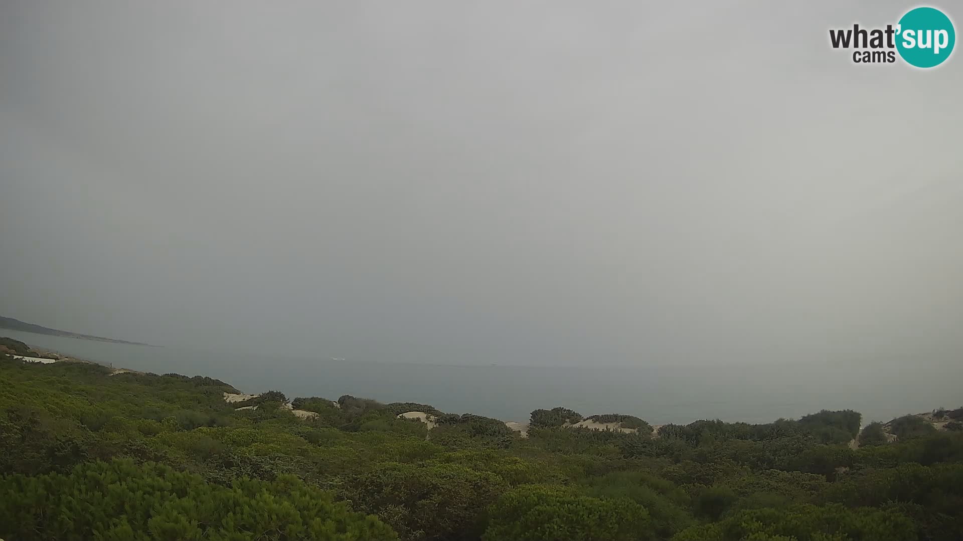 Villaplatamona, vista panoramica sul Golfo dell’Asinara, Platamona, Sorso, Sardegna – live webcam