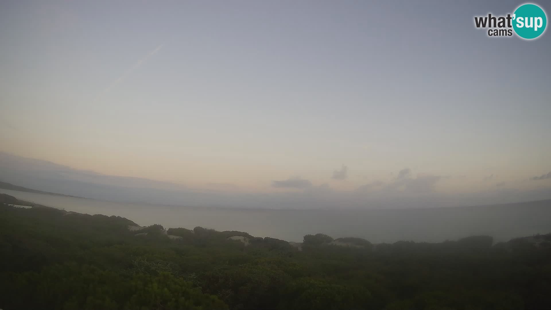 Villaplatamona, Panoramablick auf den Golf von Asinara, Platamona, Sorso, Sardinien – Live-Webcam