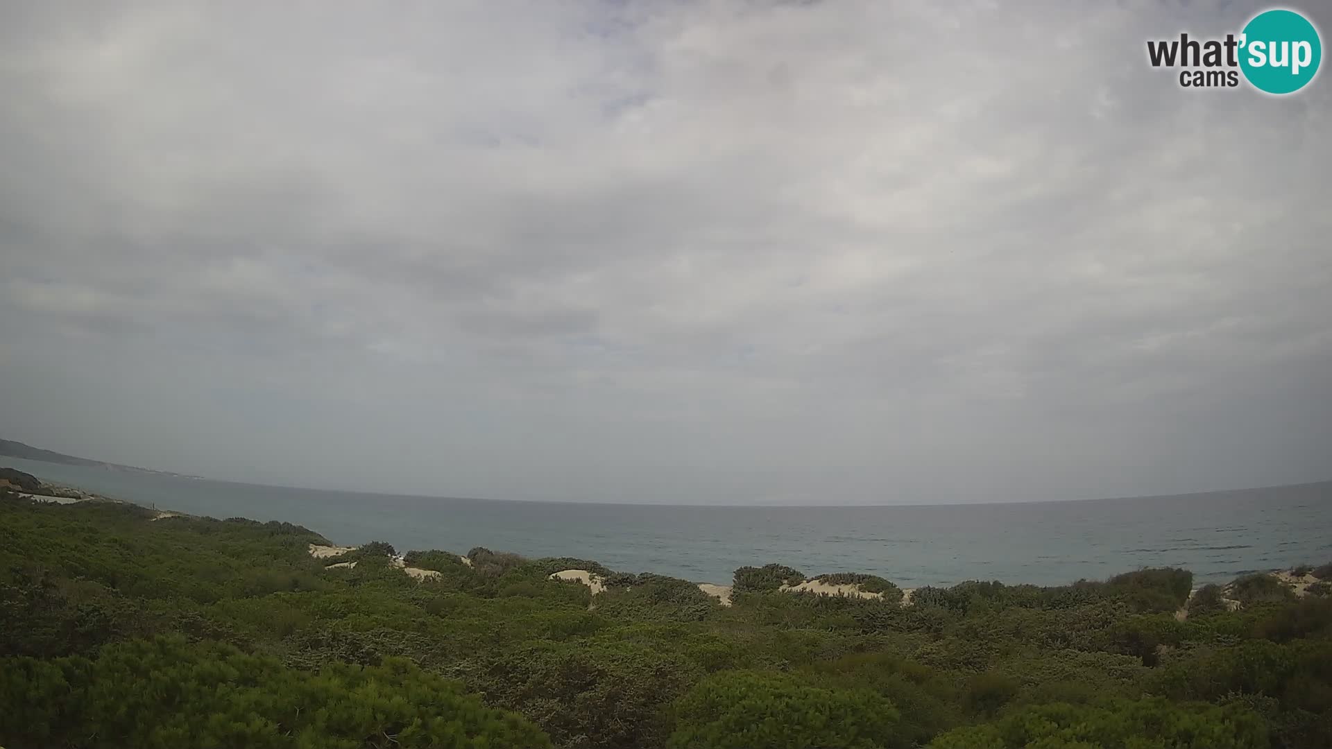 Villaplatamona, vue panoramique sur le golfe de l’Asinara, Platamona, Sorso, Sardaigne – webcam en direct