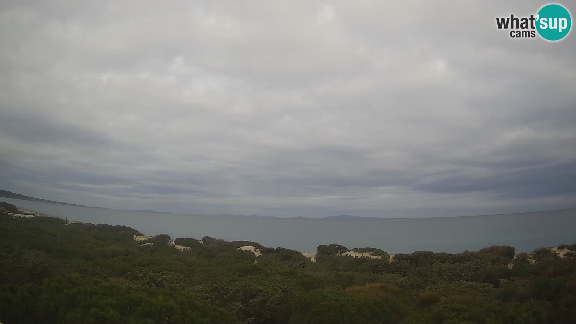 Villaplatamona, vista panoramica sul Golfo dell’Asinara, Platamona, Sorso, Sardegna – live webcam