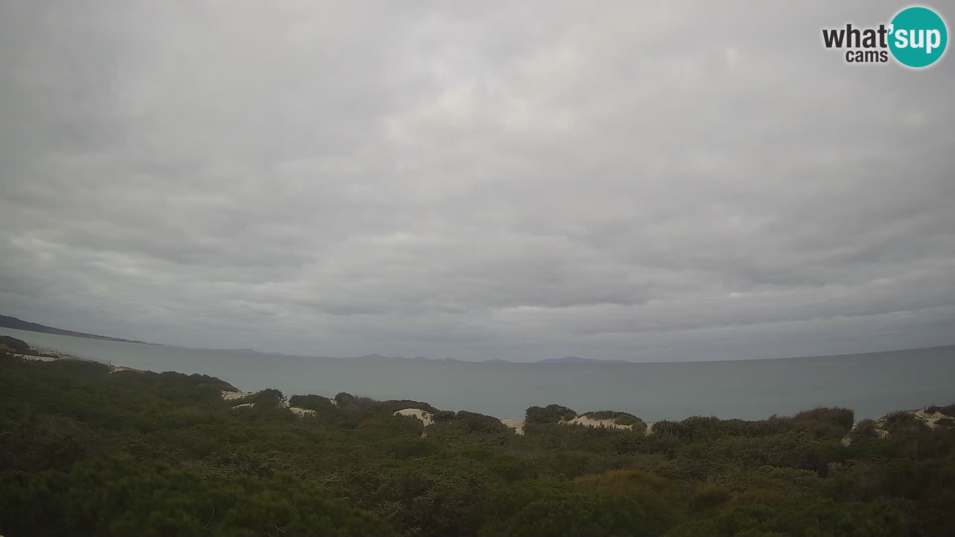 Villaplatamona, vista panoramica sul Golfo dell’Asinara, Platamona, Sorso, Sardegna – live webcam