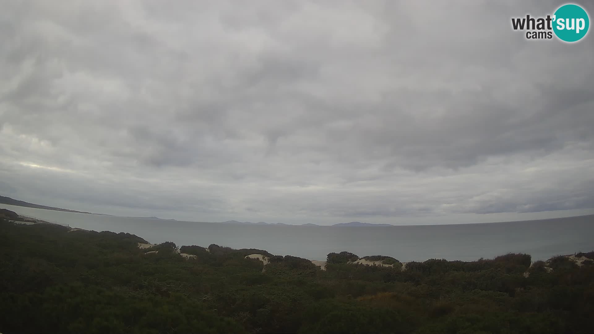 Villaplatamona, Panoramablick auf den Golf von Asinara, Platamona, Sorso, Sardinien – Live-Webcam