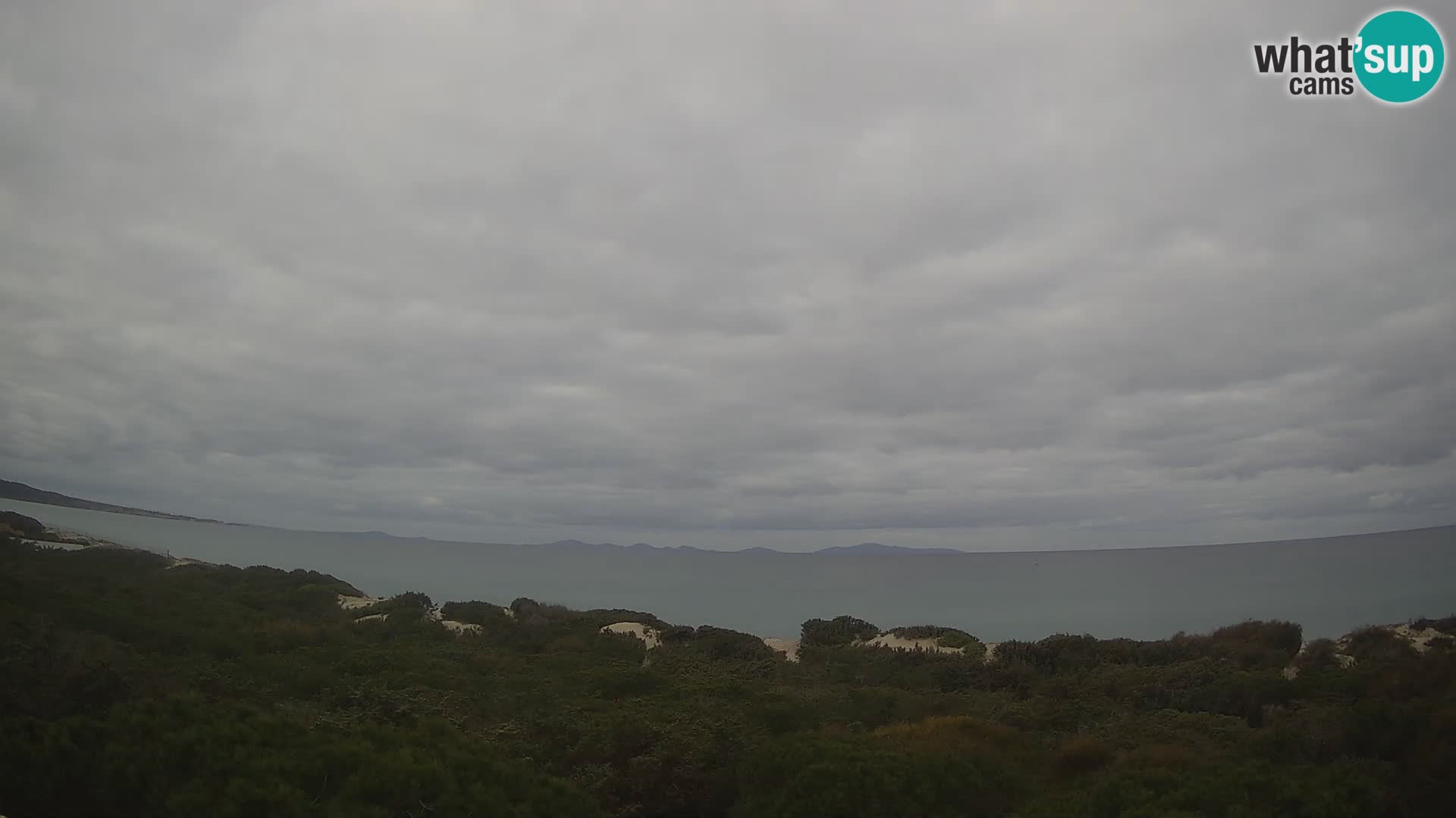 Villaplatamona, vista panoramica sul Golfo dell’Asinara, Platamona, Sorso, Sardegna – live webcam