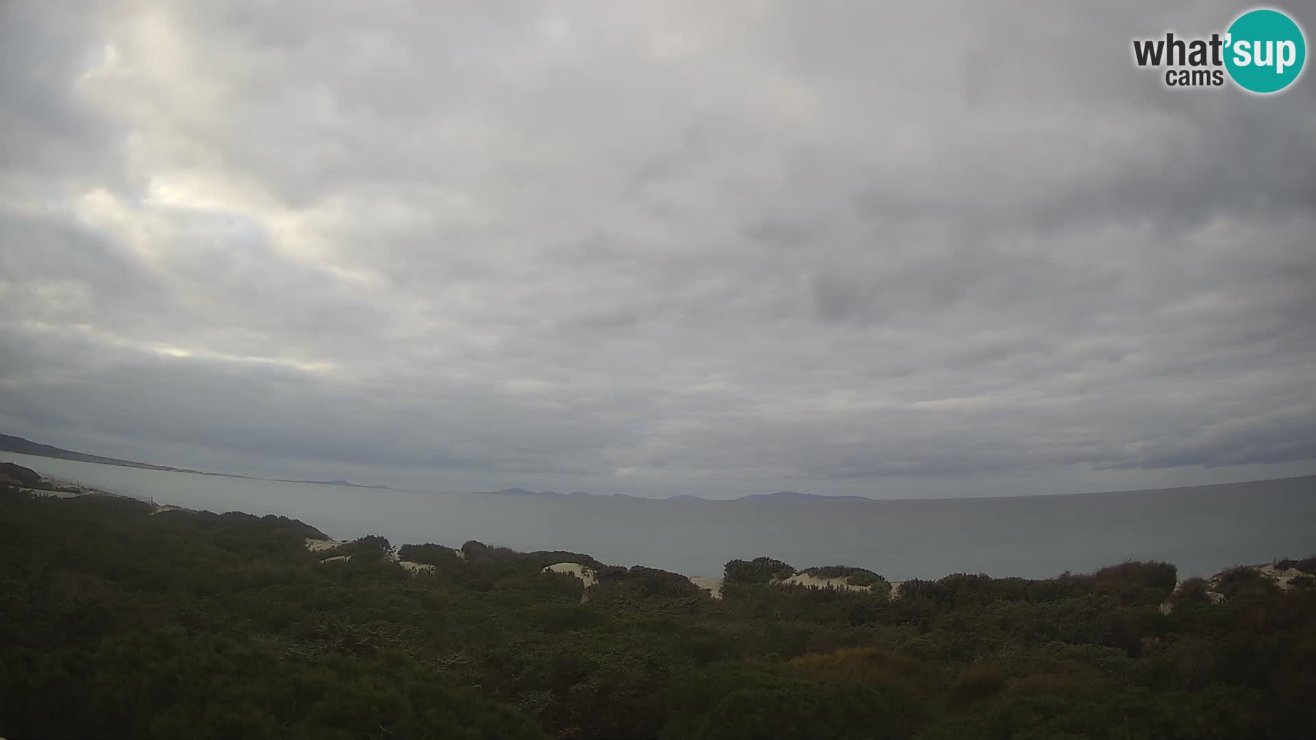 Villaplatamona, vista panoramica sul Golfo dell’Asinara, Platamona, Sorso, Sardegna – live webcam