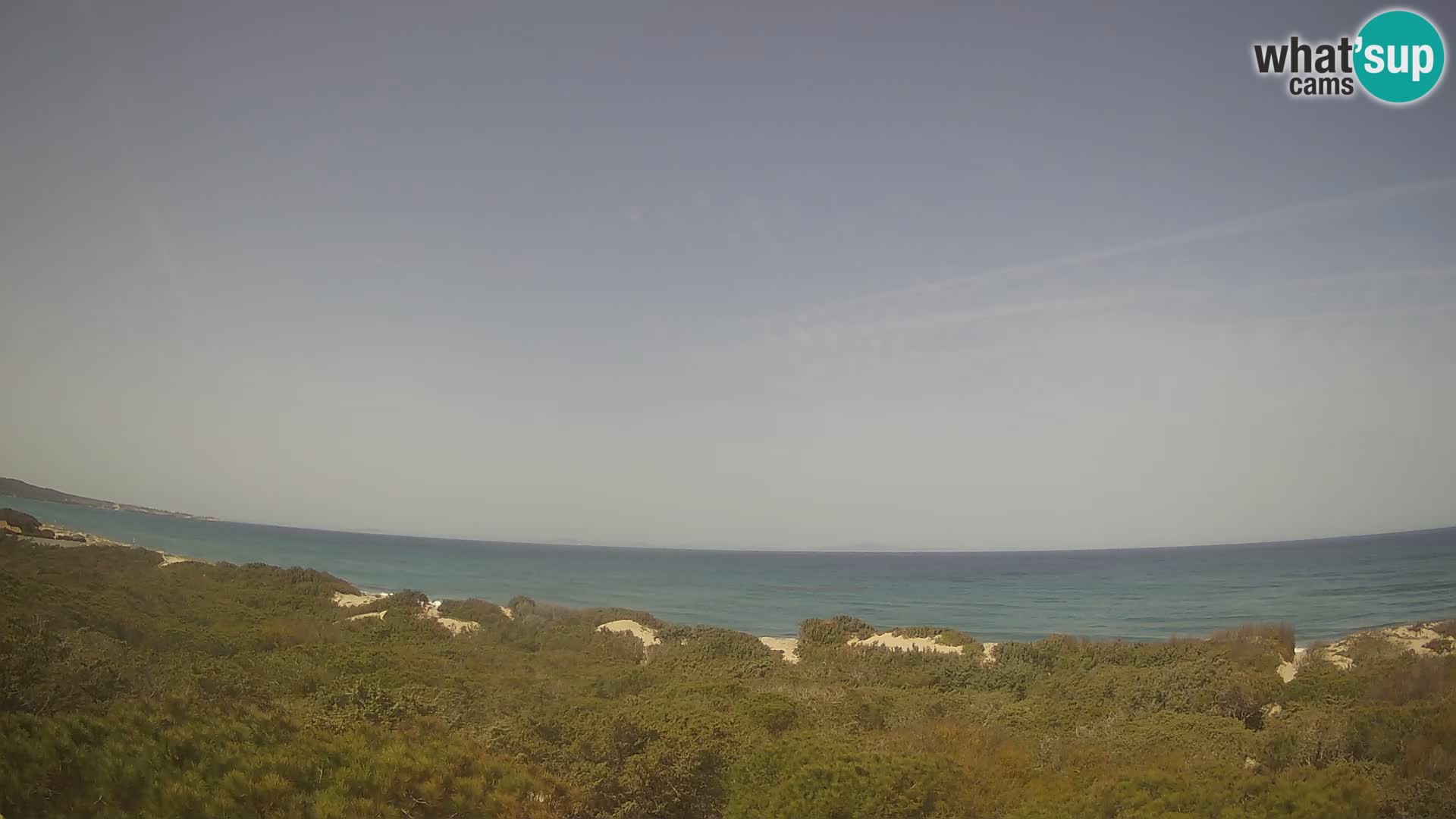 Villaplatamona, vista panoramica sul Golfo dell’Asinara, Platamona, Sorso, Sardegna – live webcam