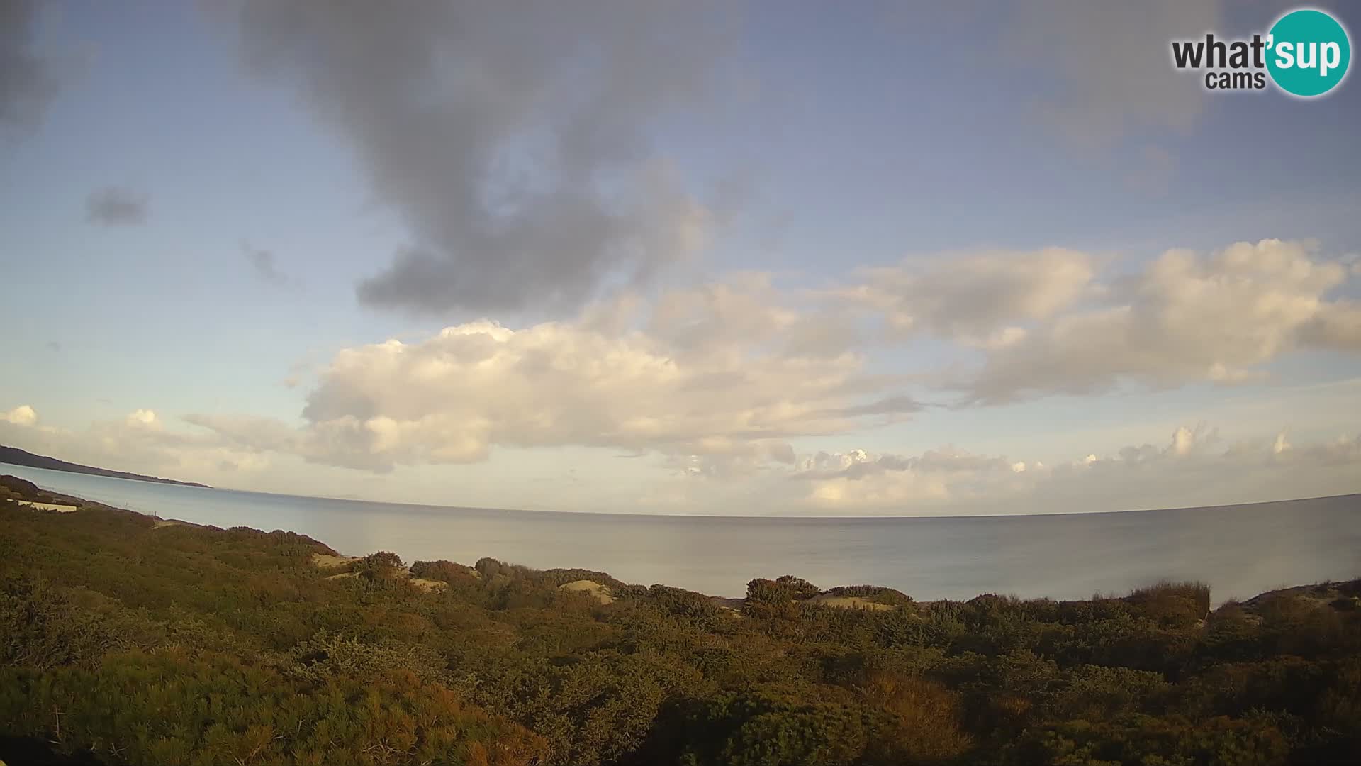 Villaplatamona, vista panoramica sul Golfo dell’Asinara, Platamona, Sorso, Sardegna – live webcam