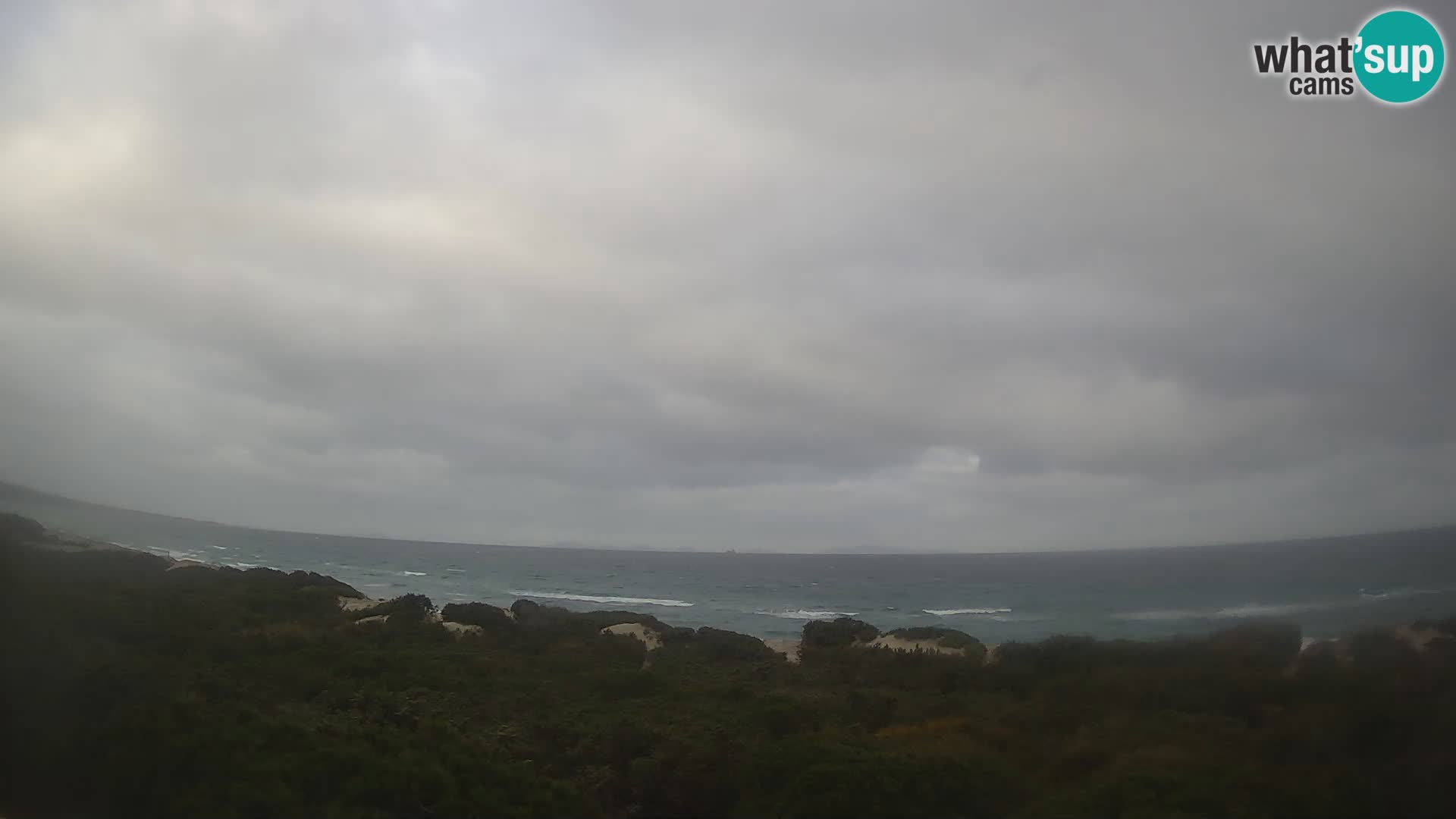 Villaplatamona, vista panoramica sul Golfo dell’Asinara, Platamona, Sorso, Sardegna – live webcam