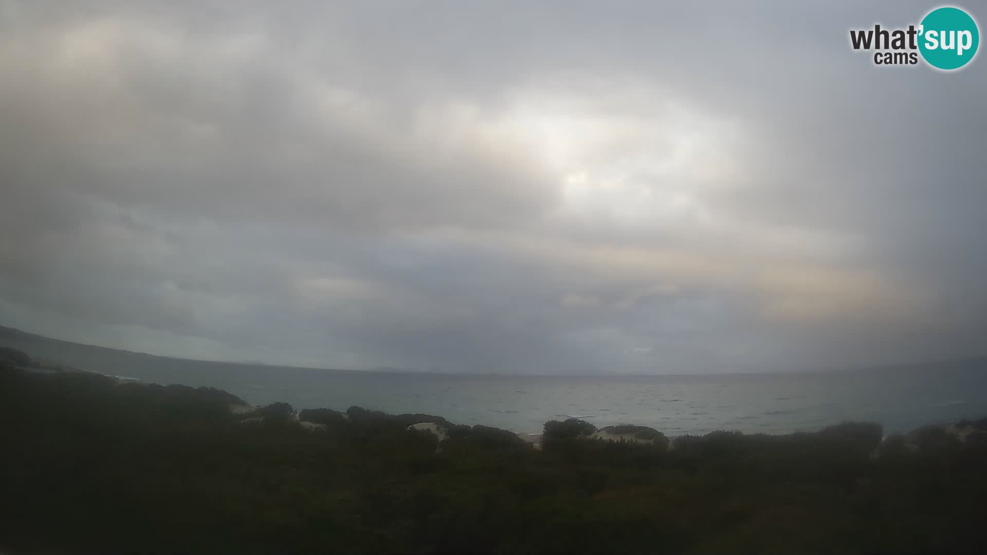 Villaplatamona, Panoramablick auf den Golf von Asinara, Platamona, Sorso, Sardinien – Live-Webcam