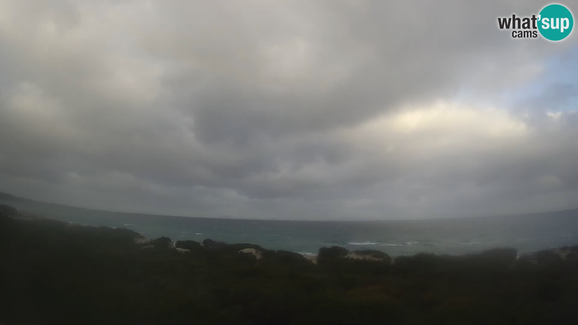 Villaplatamona, Panoramablick auf den Golf von Asinara, Platamona, Sorso, Sardinien – Live-Webcam