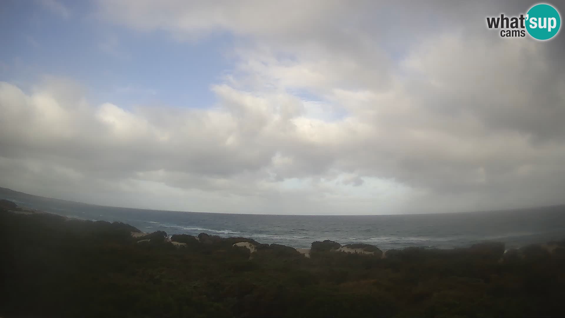 Villaplatamona, Panoramablick auf den Golf von Asinara, Platamona, Sorso, Sardinien – Live-Webcam