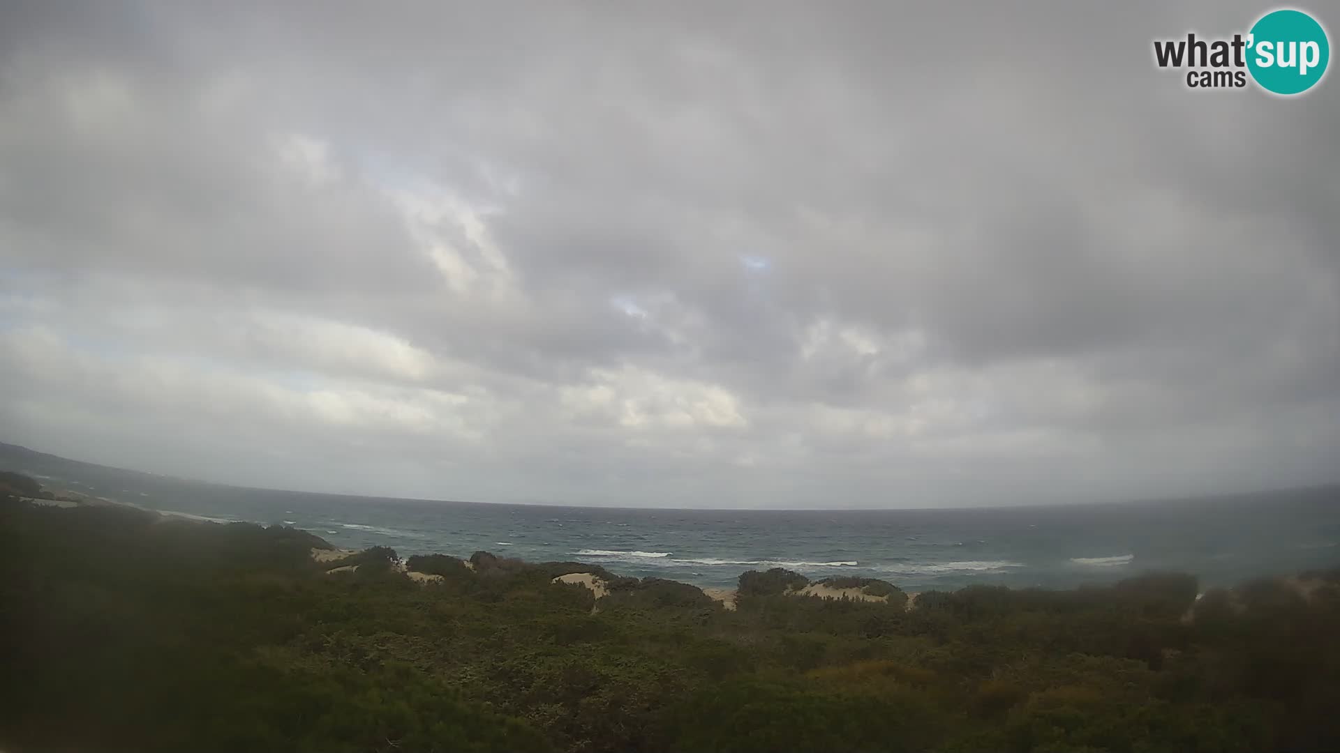 Villaplatamona, Panoramablick auf den Golf von Asinara, Platamona, Sorso, Sardinien – Live-Webcam