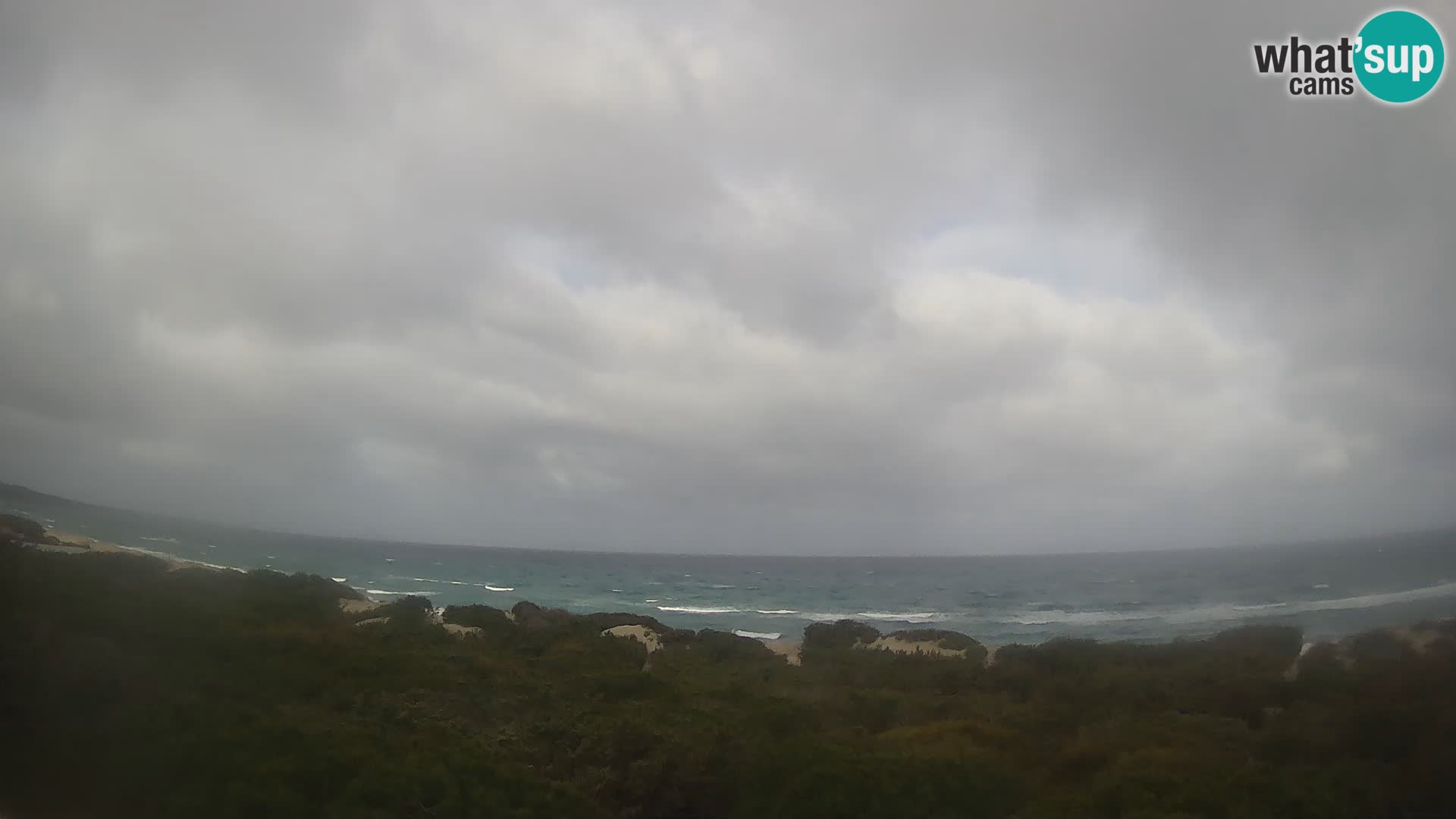 Villaplatamona, vue panoramique sur le golfe de l’Asinara, Platamona, Sorso, Sardaigne – webcam en direct