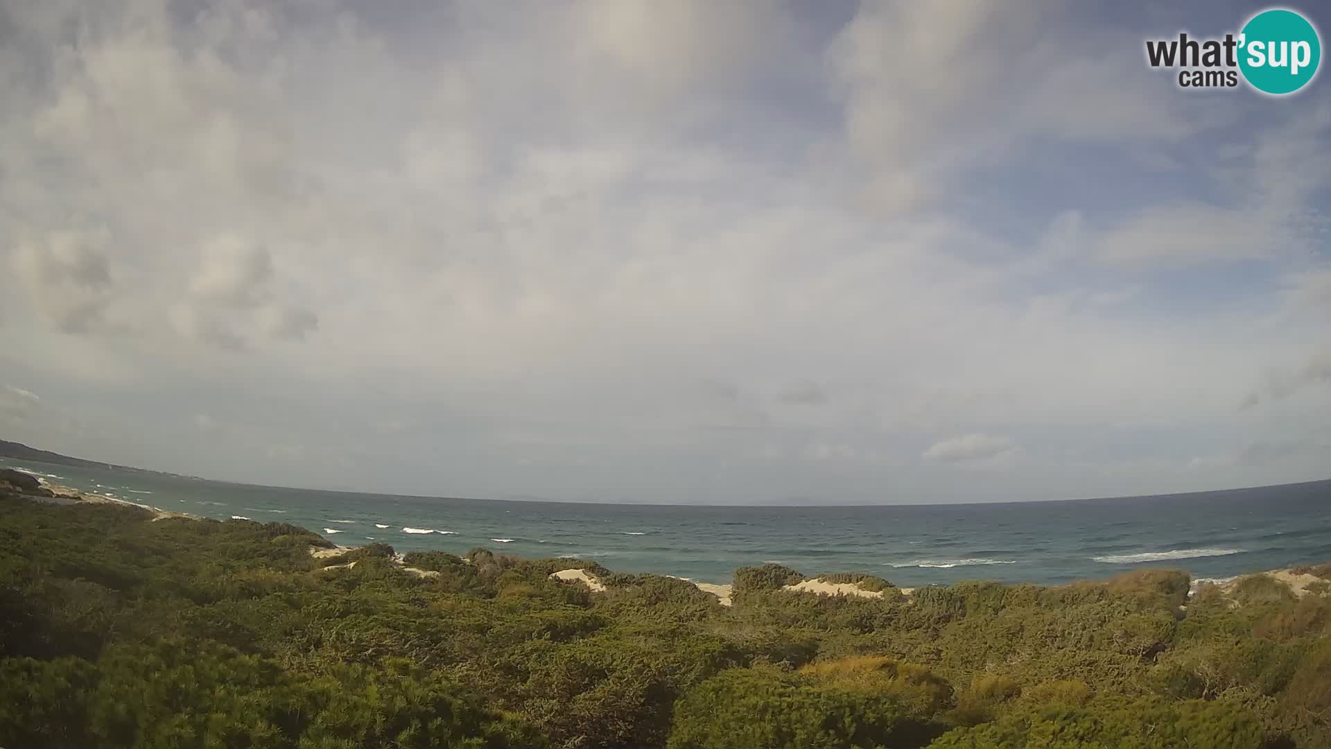 Villaplatamona, vue panoramique sur le golfe de l’Asinara, Platamona, Sorso, Sardaigne – webcam en direct