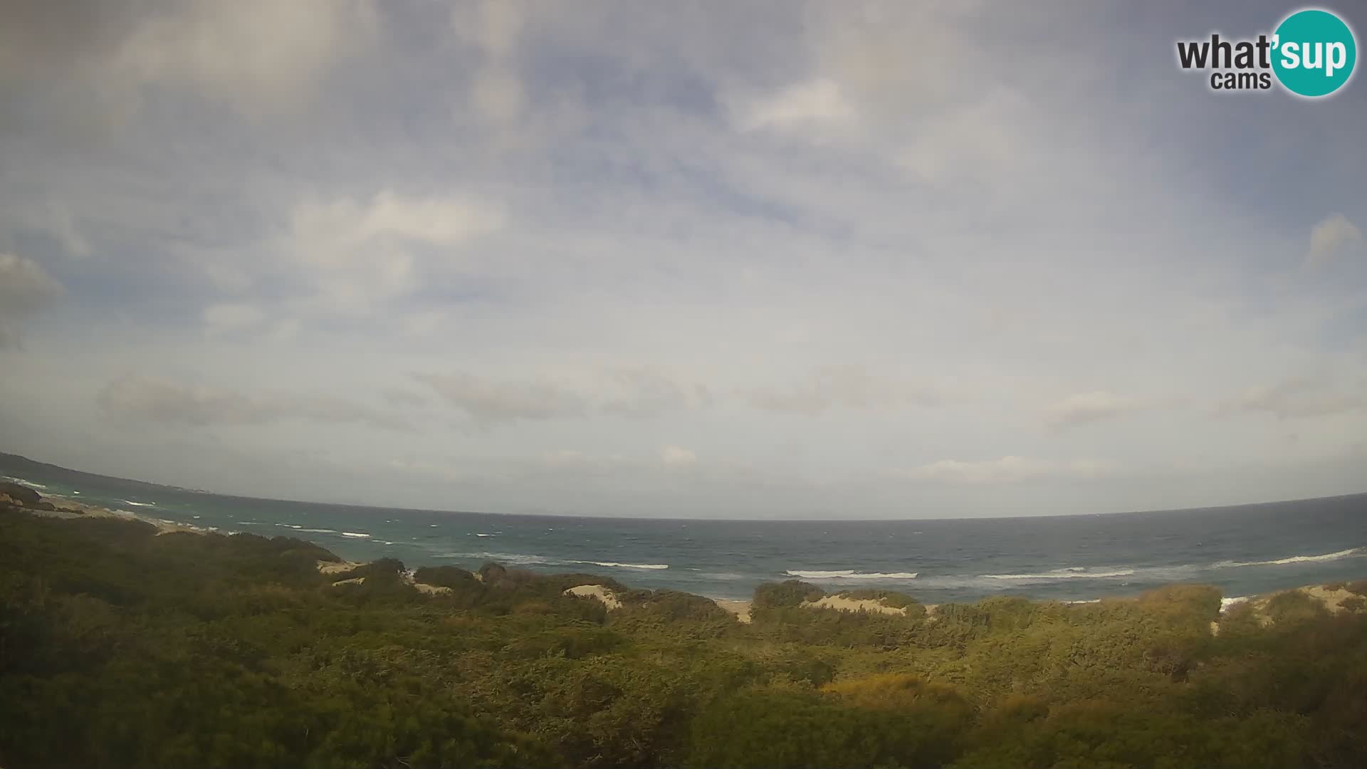 Villaplatamona, vista panorámica del Golfo de Asinara, Platamona, Sorso, Cerdeña – cámara web en vivo