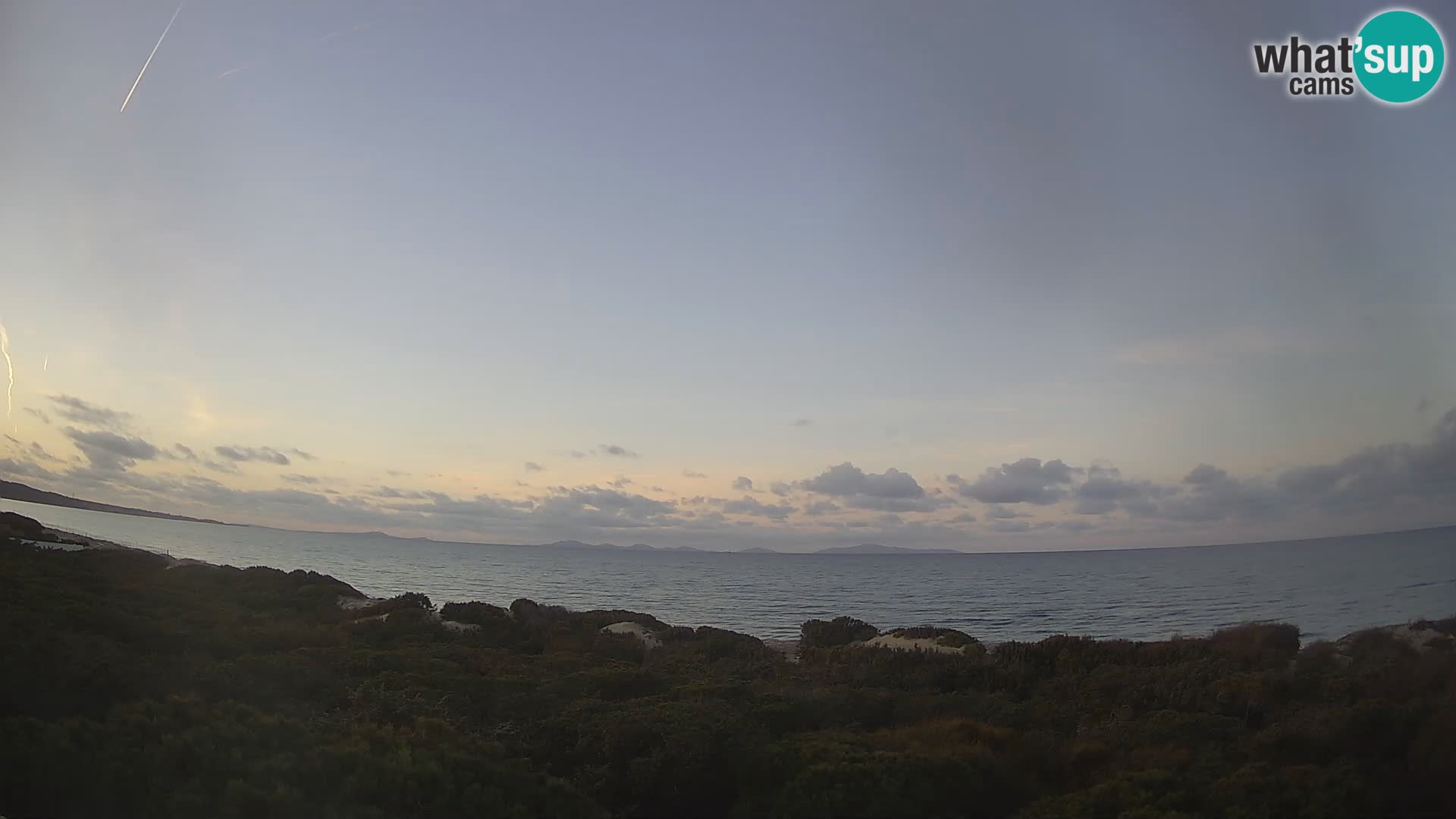 Villaplatamona, vue panoramique sur le golfe de l’Asinara, Platamona, Sorso, Sardaigne – webcam en direct