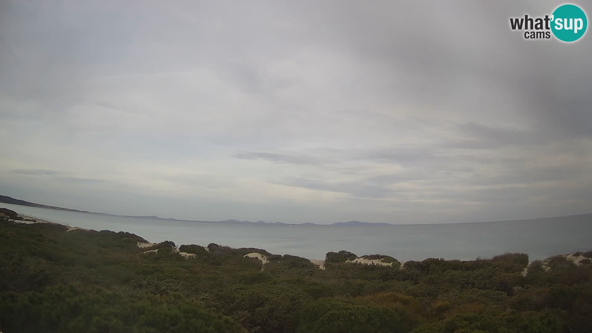 Villaplatamona, vue panoramique sur le golfe de l’Asinara, Platamona, Sorso, Sardaigne – webcam en direct