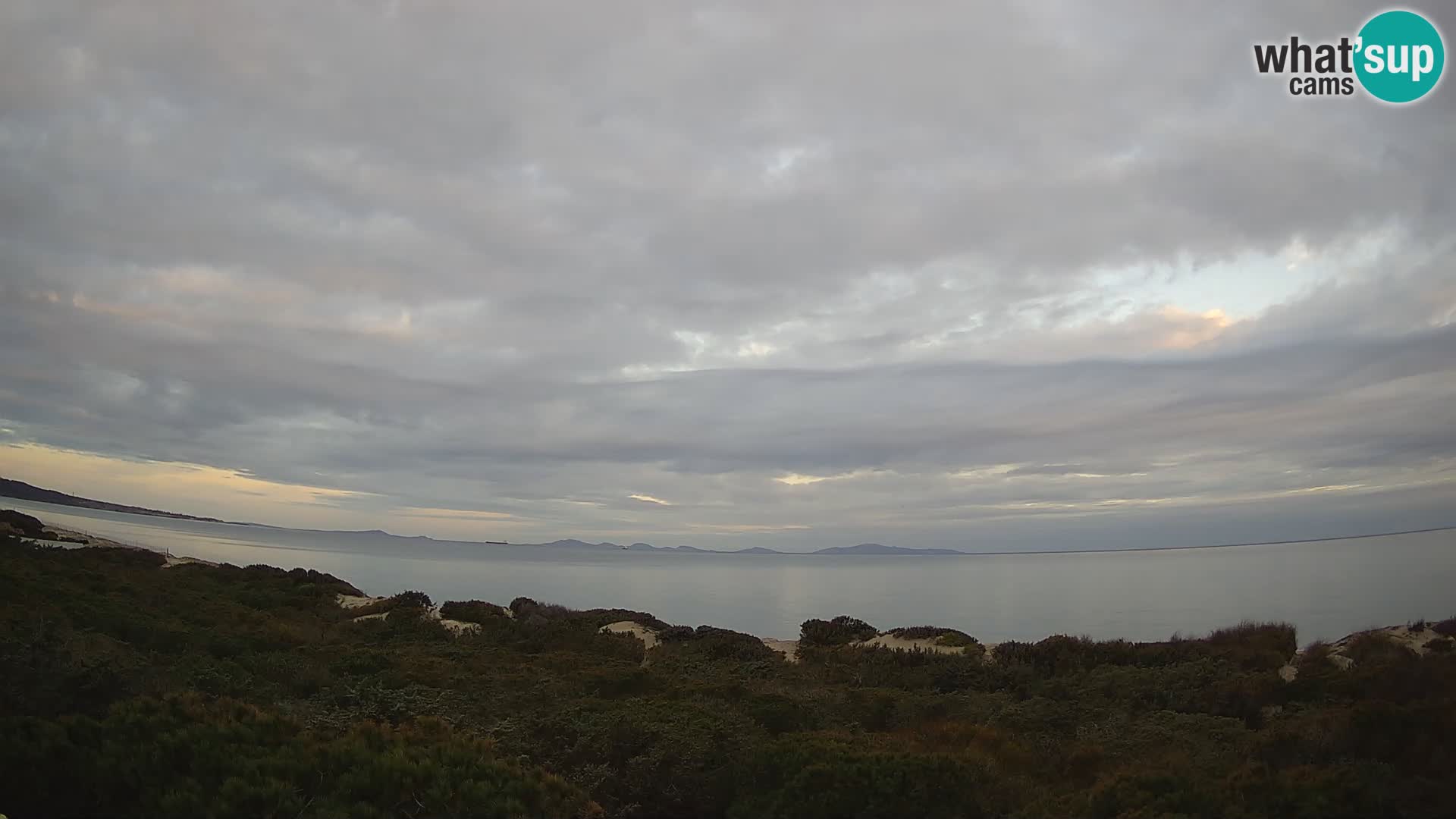 Villaplatamona, vue panoramique sur le golfe de l’Asinara, Platamona, Sorso, Sardaigne – webcam en direct