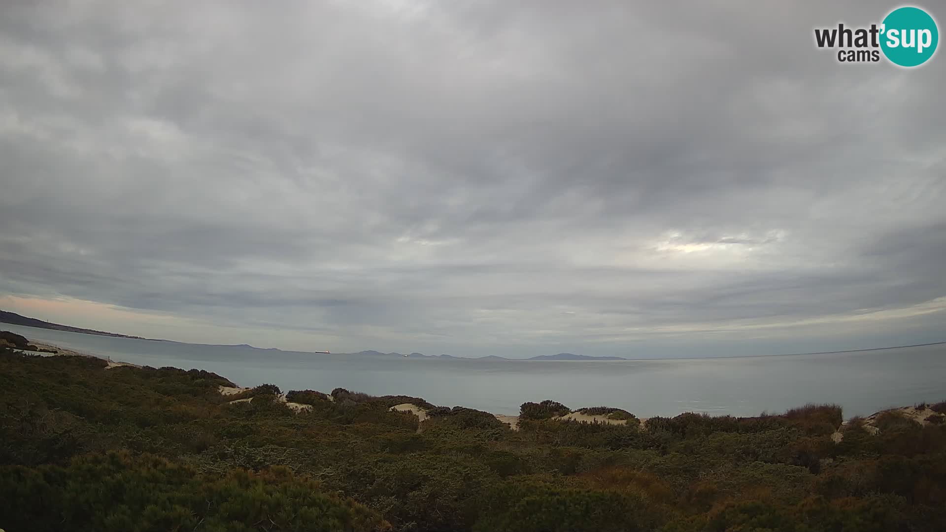 Villaplatamona, vista panoramica sul Golfo dell’Asinara, Platamona, Sorso, Sardegna – live webcam