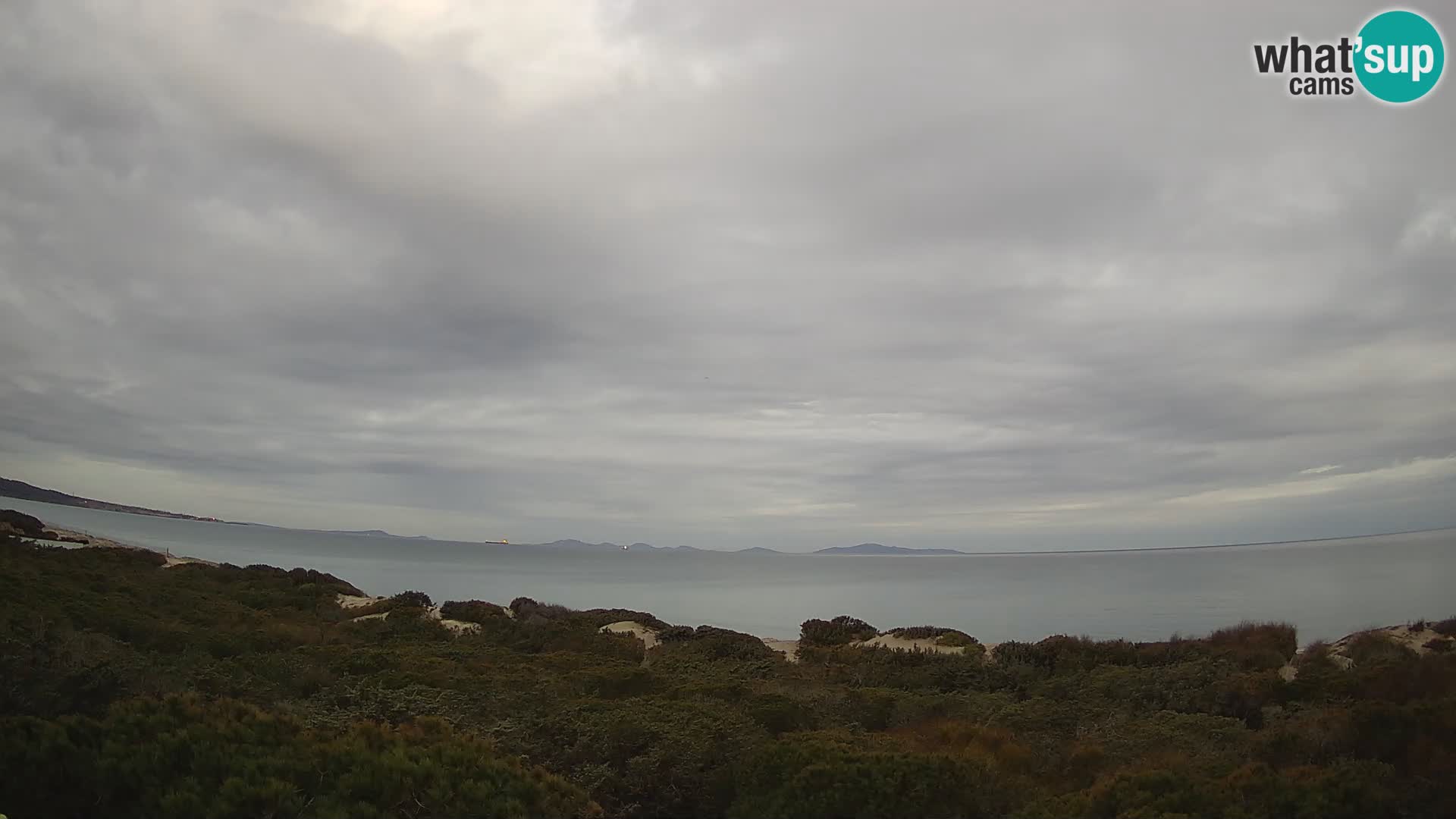 Villaplatamona, panoramic view of the Gulf of Asinara, Platamona, Sorso, Sardinia – live webcam