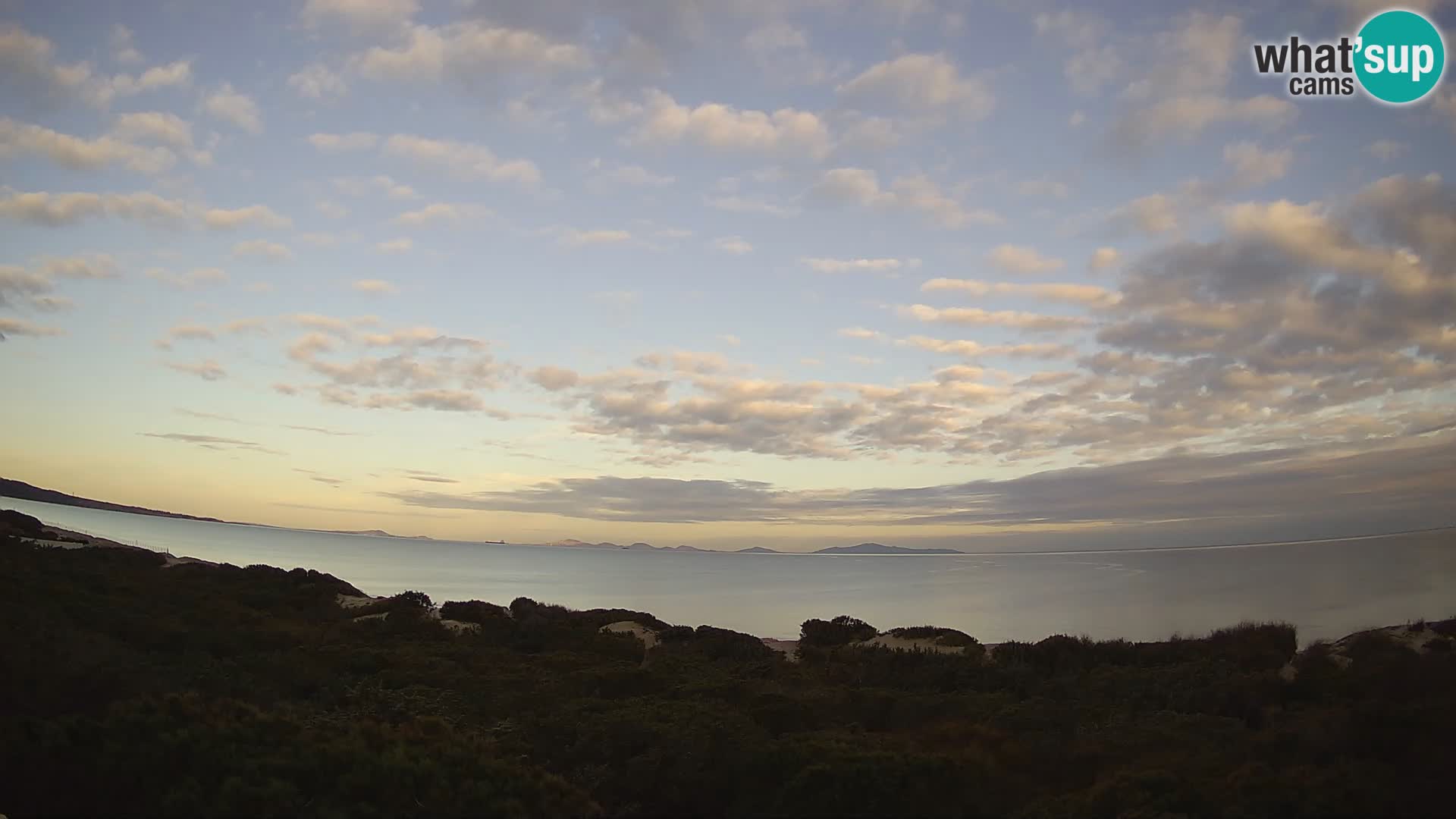 Villaplatamona, panoramic view of the Gulf of Asinara, Platamona, Sorso, Sardinia – live webcam