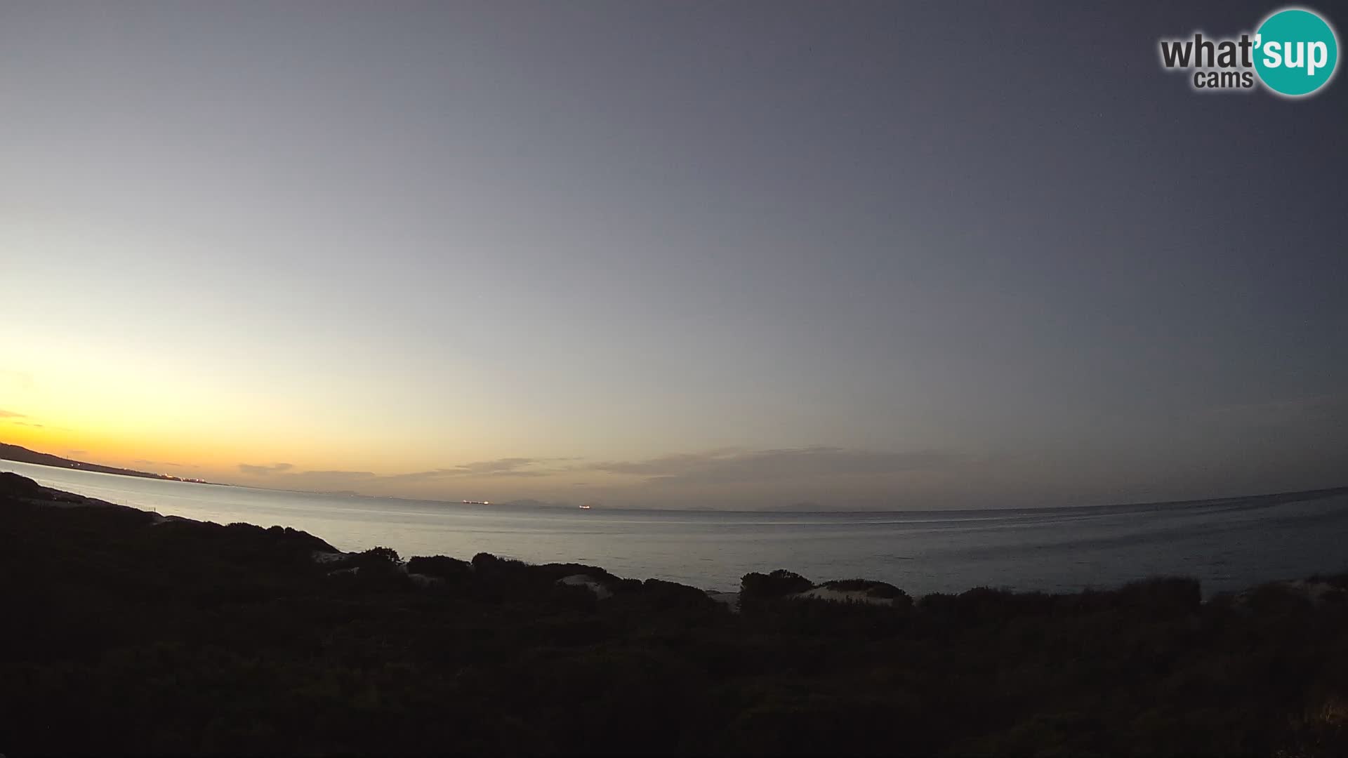 Villaplatamona, vista panoramica sul Golfo dell’Asinara, Platamona, Sorso, Sardegna – live webcam