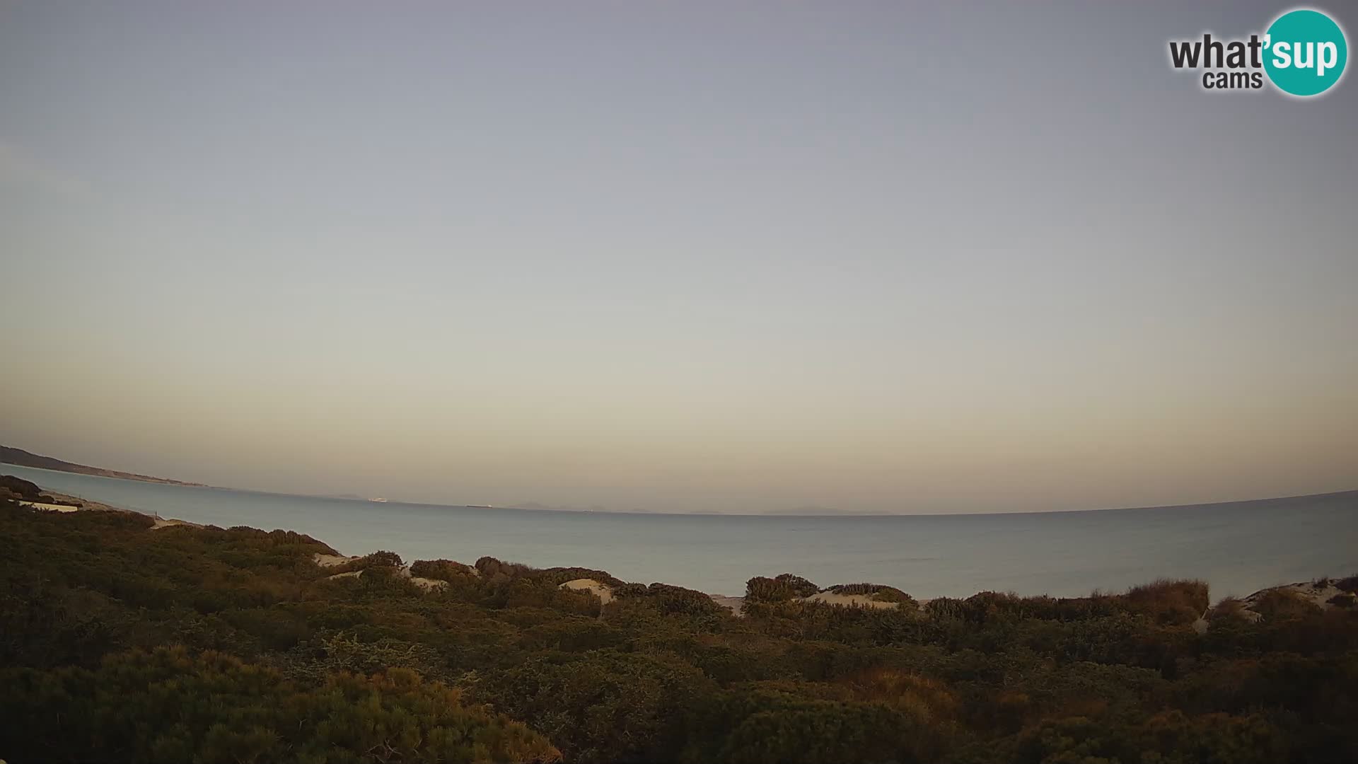 Villaplatamona, vista panoramica sul Golfo dell’Asinara, Platamona, Sorso, Sardegna – live webcam