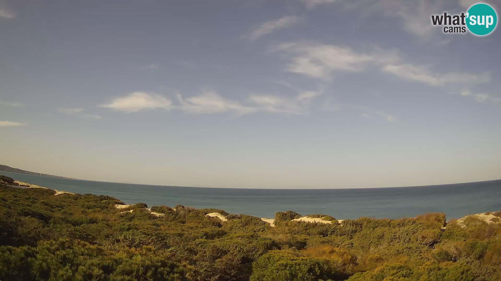 Villaplatamona, vista panorámica del Golfo de Asinara, Platamona, Sorso, Cerdeña – cámara web en vivo