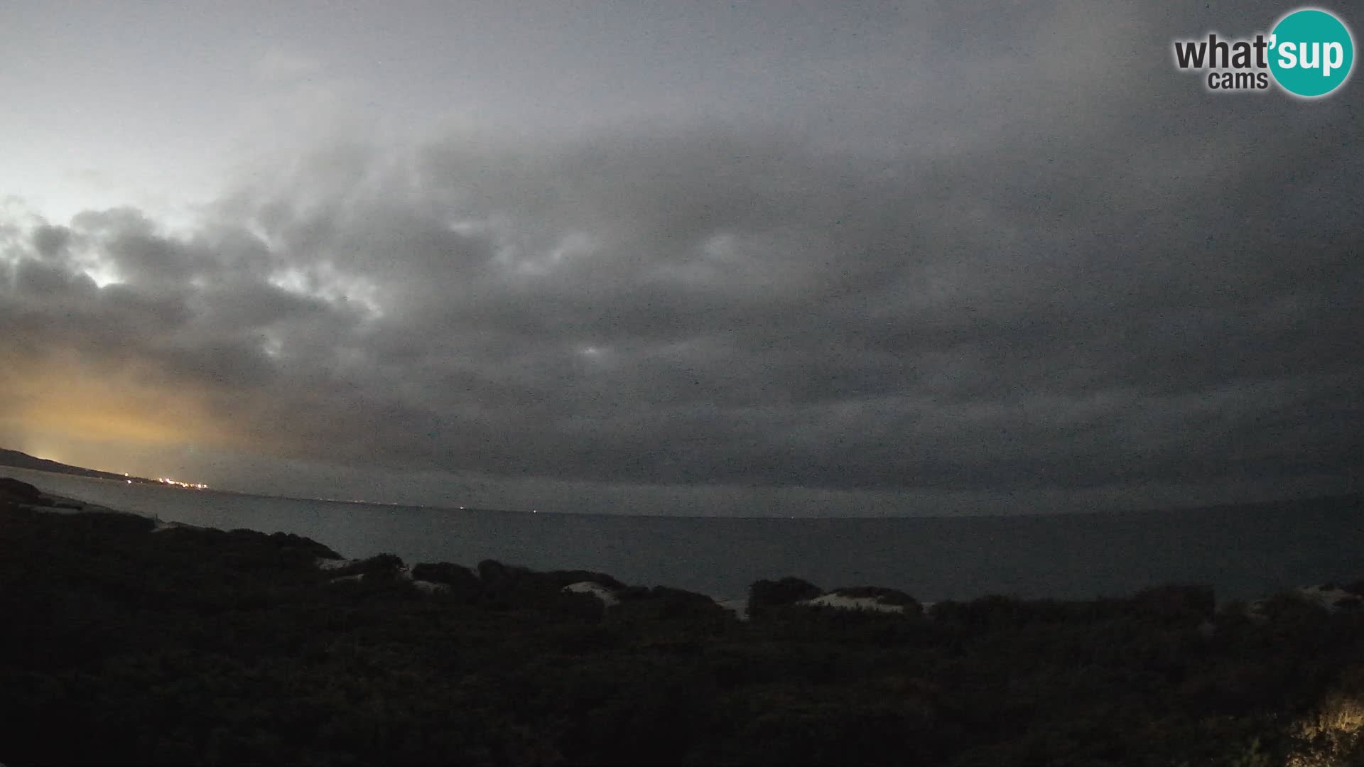 Villaplatamona, panoramski pogled na zaliv Asinara, Platamona, Sorso, Sardinija – spletna kamera v živo