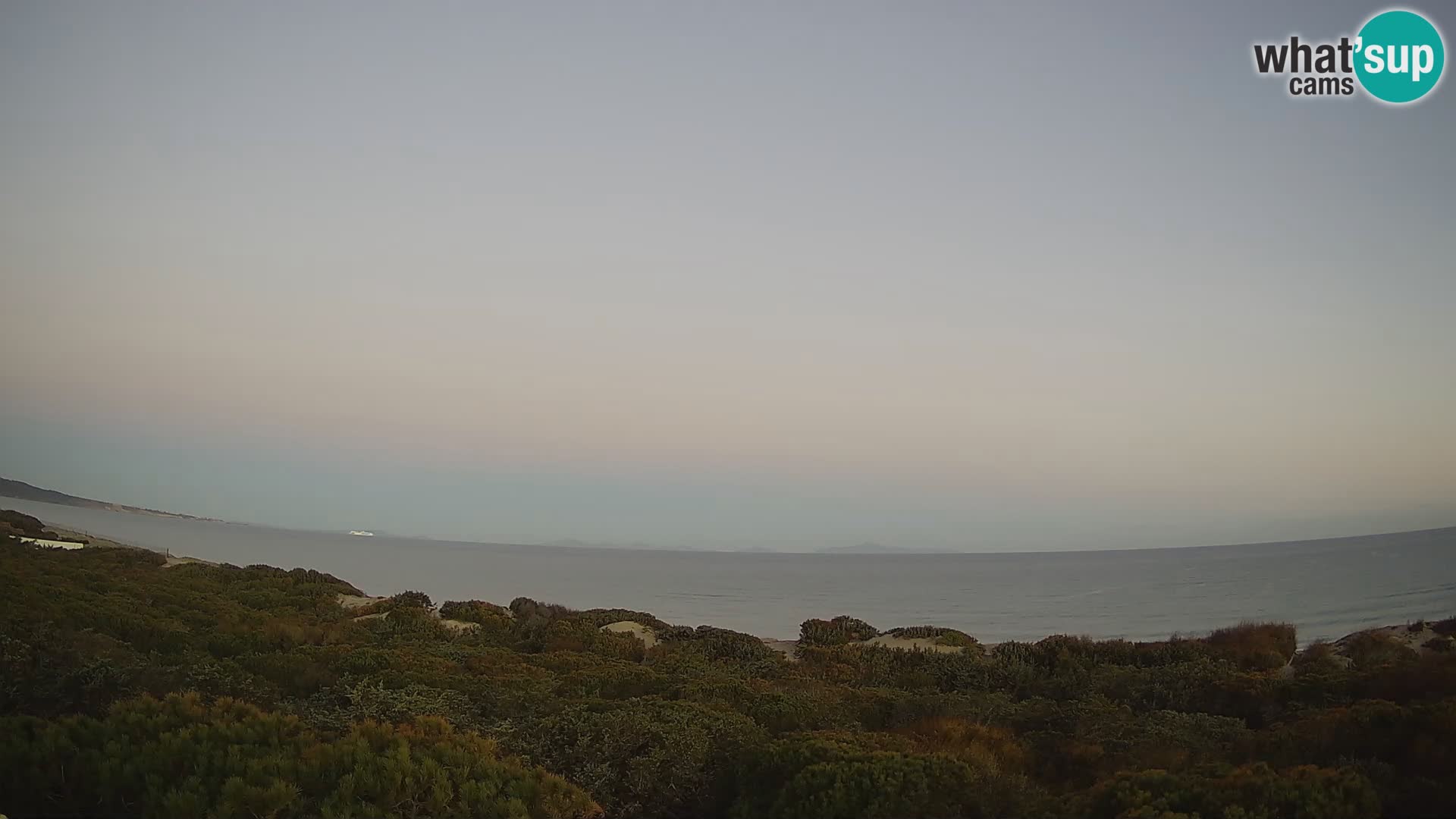 Villaplatamona, vista panoramica sul Golfo dell’Asinara, Platamona, Sorso, Sardegna – live webcam