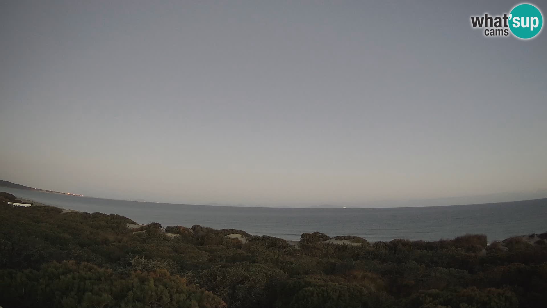 Villaplatamona, vista panoramica sul Golfo dell’Asinara, Platamona, Sorso, Sardegna – live webcam