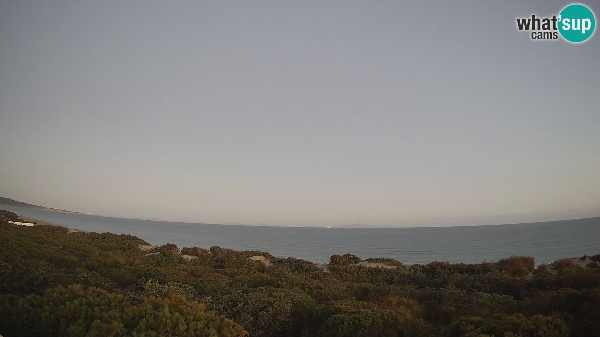 Villaplatamona, vista panoramica sul Golfo dell’Asinara, Platamona, Sorso, Sardegna – live webcam