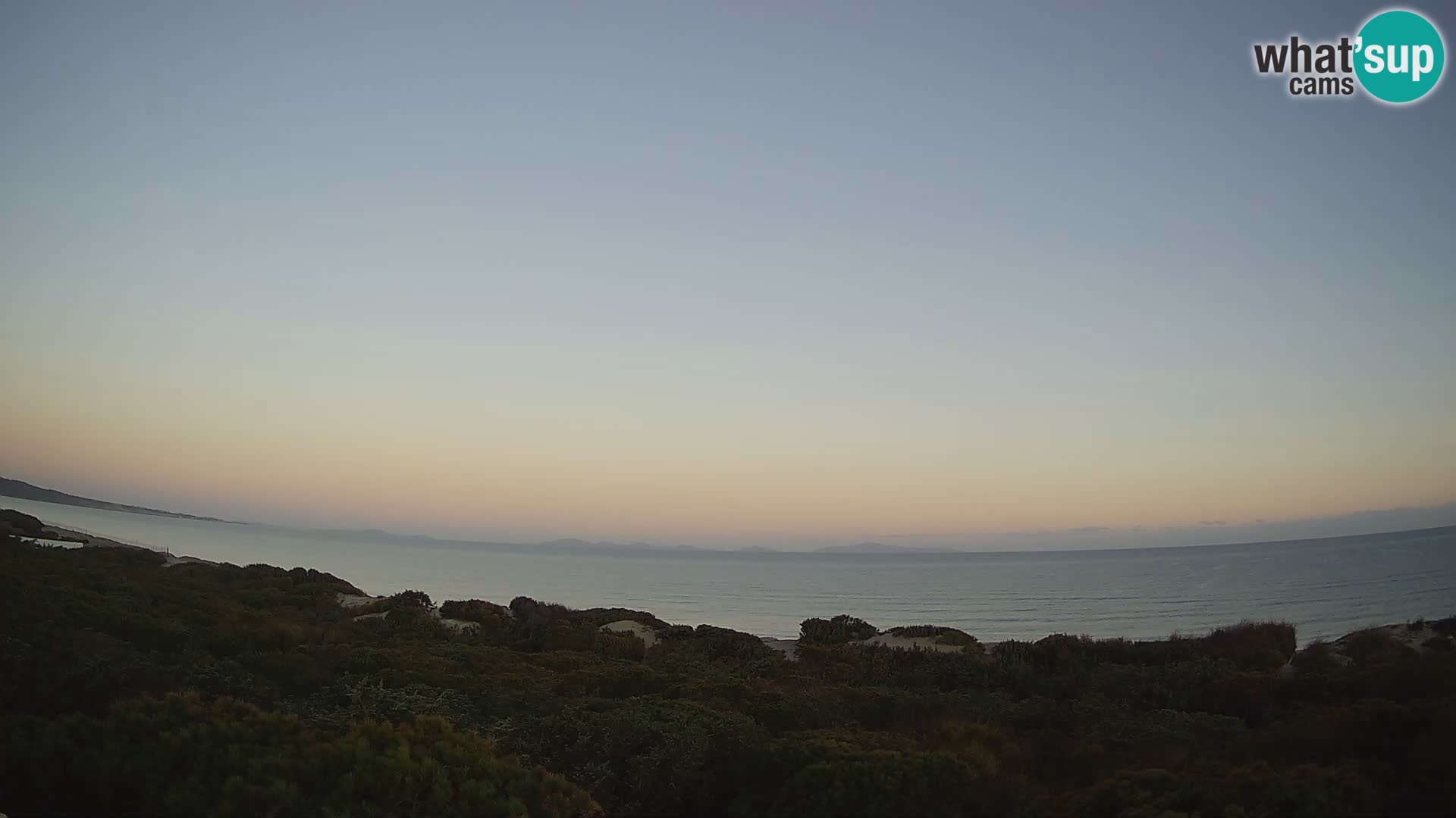 Villaplatamona, vista panoramica sul Golfo dell’Asinara, Platamona, Sorso, Sardegna – live webcam