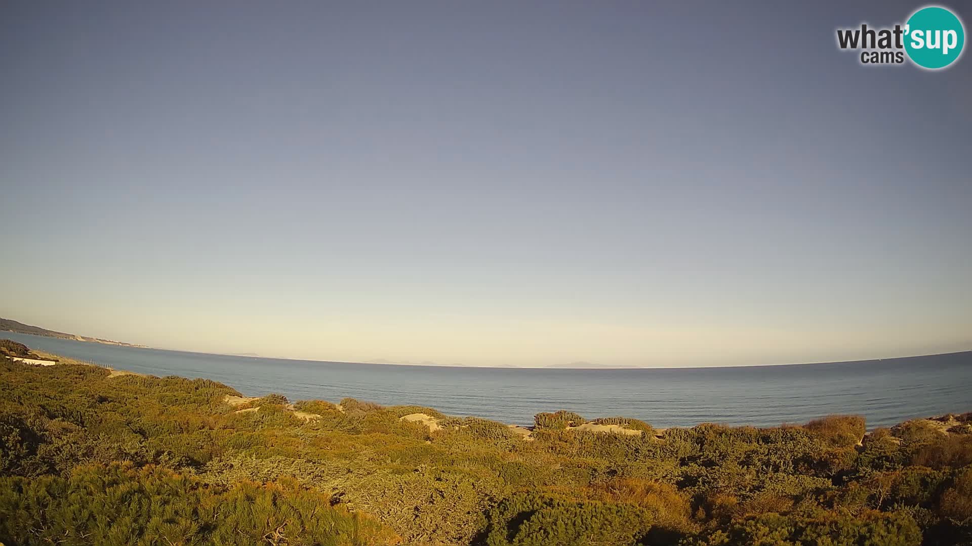 Villaplatamona, panoramic view of the Gulf of Asinara, Platamona, Sorso, Sardinia – live webcam