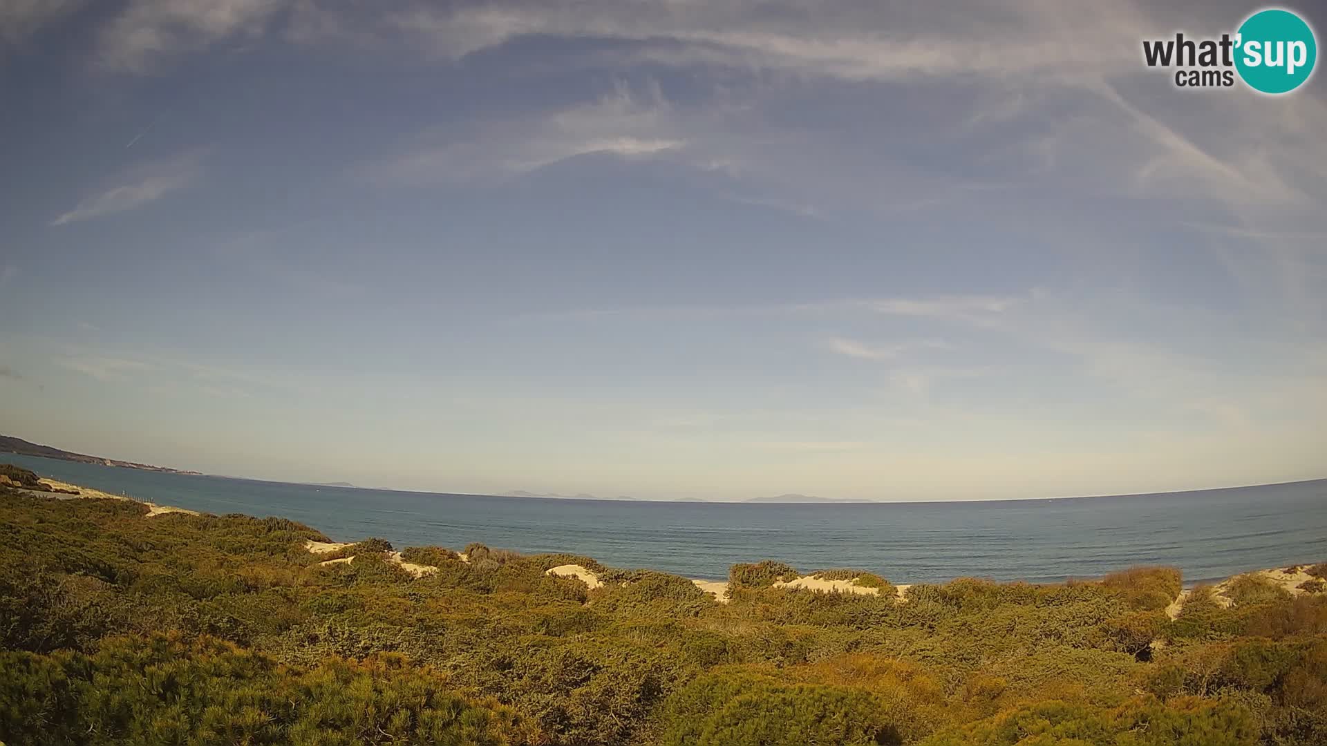 Villaplatamona, vista panorámica del Golfo de Asinara, Platamona, Sorso, Cerdeña – cámara web en vivo