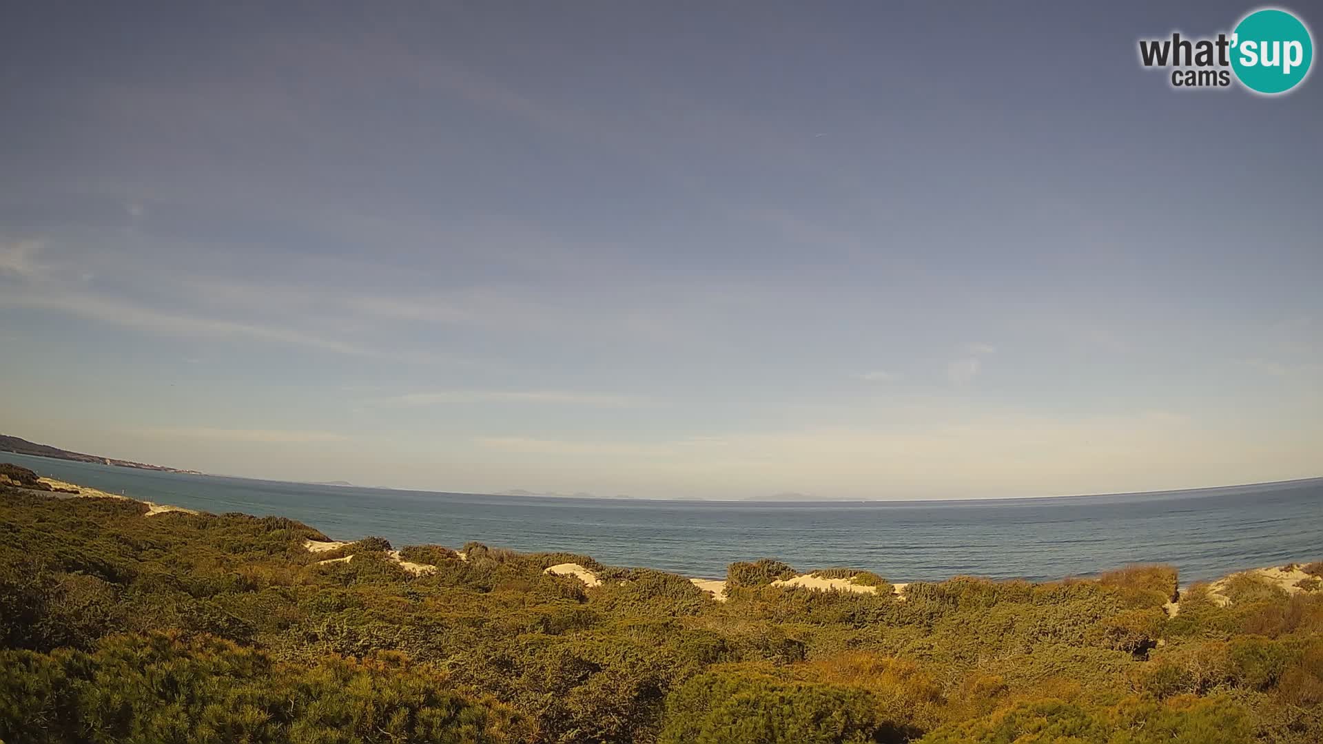 Villaplatamona, vista panorámica del Golfo de Asinara, Platamona, Sorso, Cerdeña – cámara web en vivo