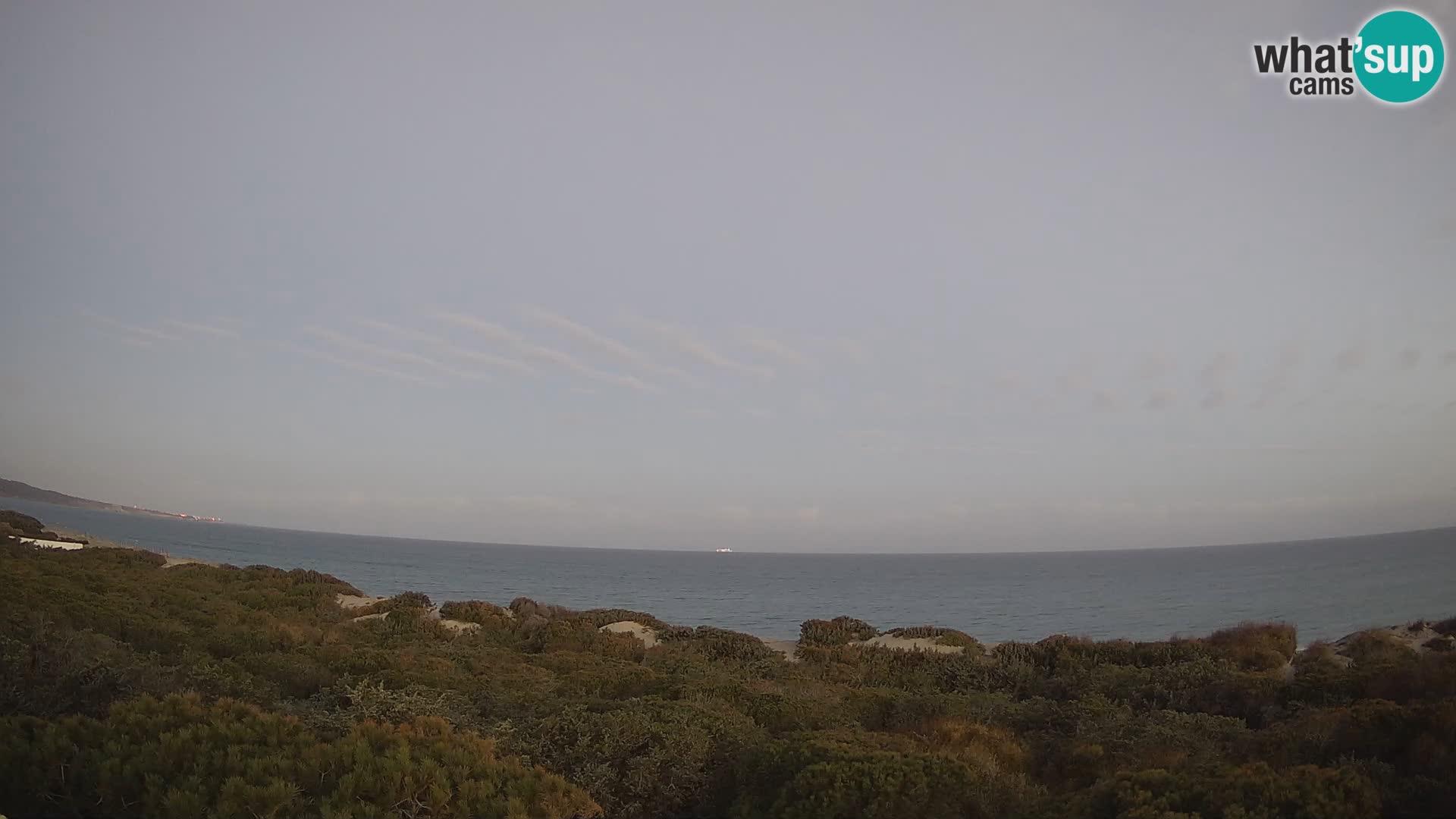 Villaplatamona, panoramic view of the Gulf of Asinara, Platamona, Sorso, Sardinia – live webcam