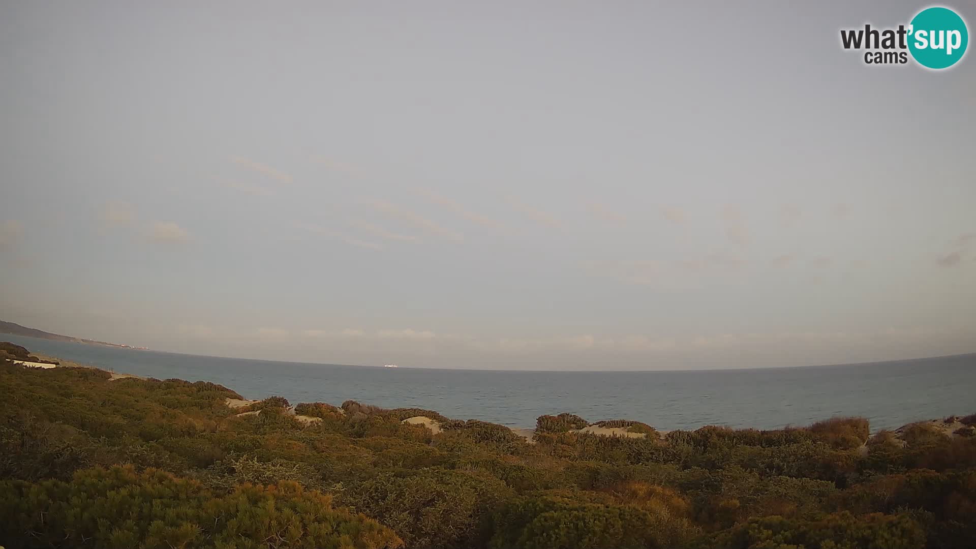 Villaplatamona, vue panoramique sur le golfe de l’Asinara, Platamona, Sorso, Sardaigne – webcam en direct