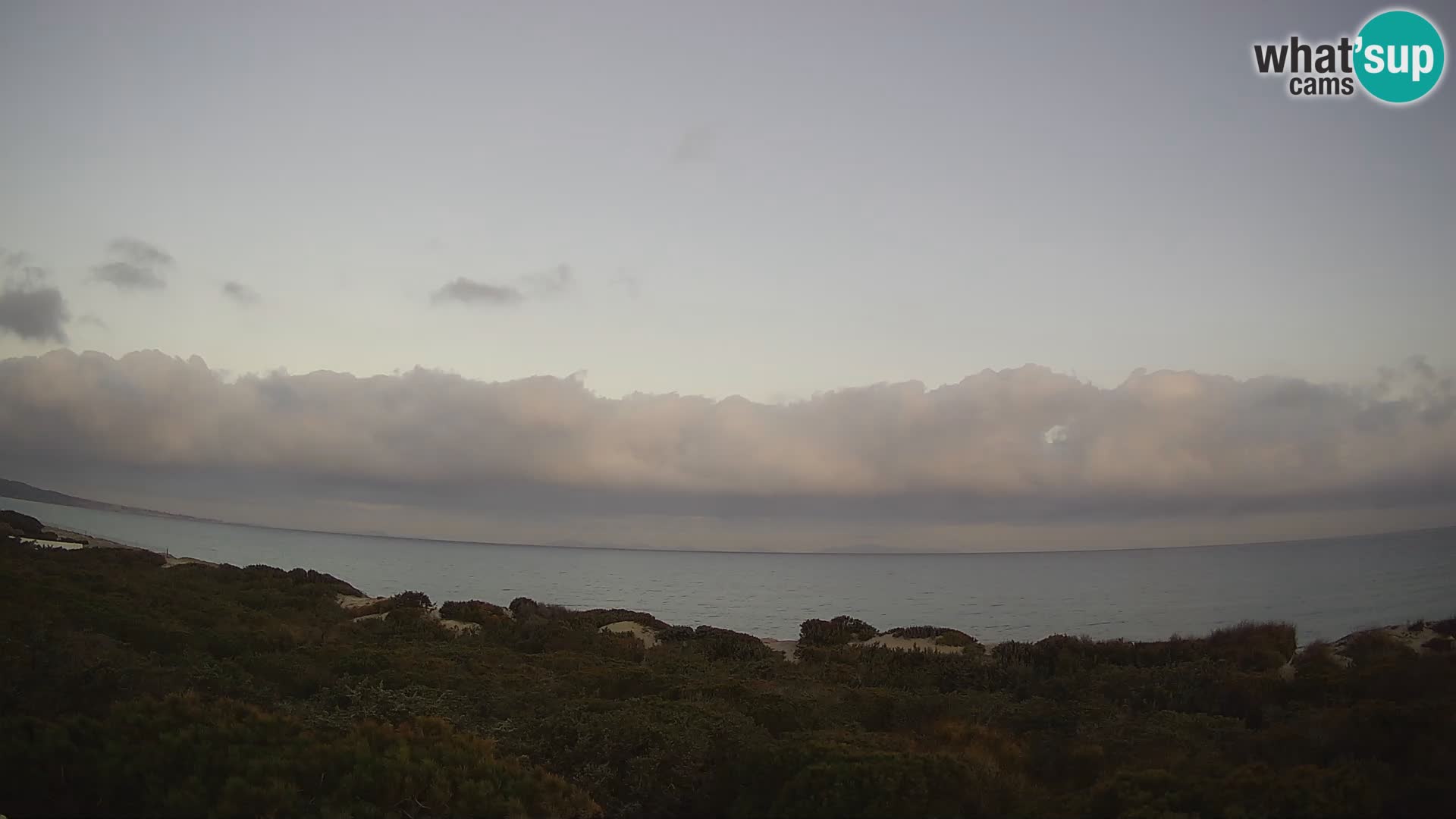 Villaplatamona, vue panoramique sur le golfe de l’Asinara, Platamona, Sorso, Sardaigne – webcam en direct