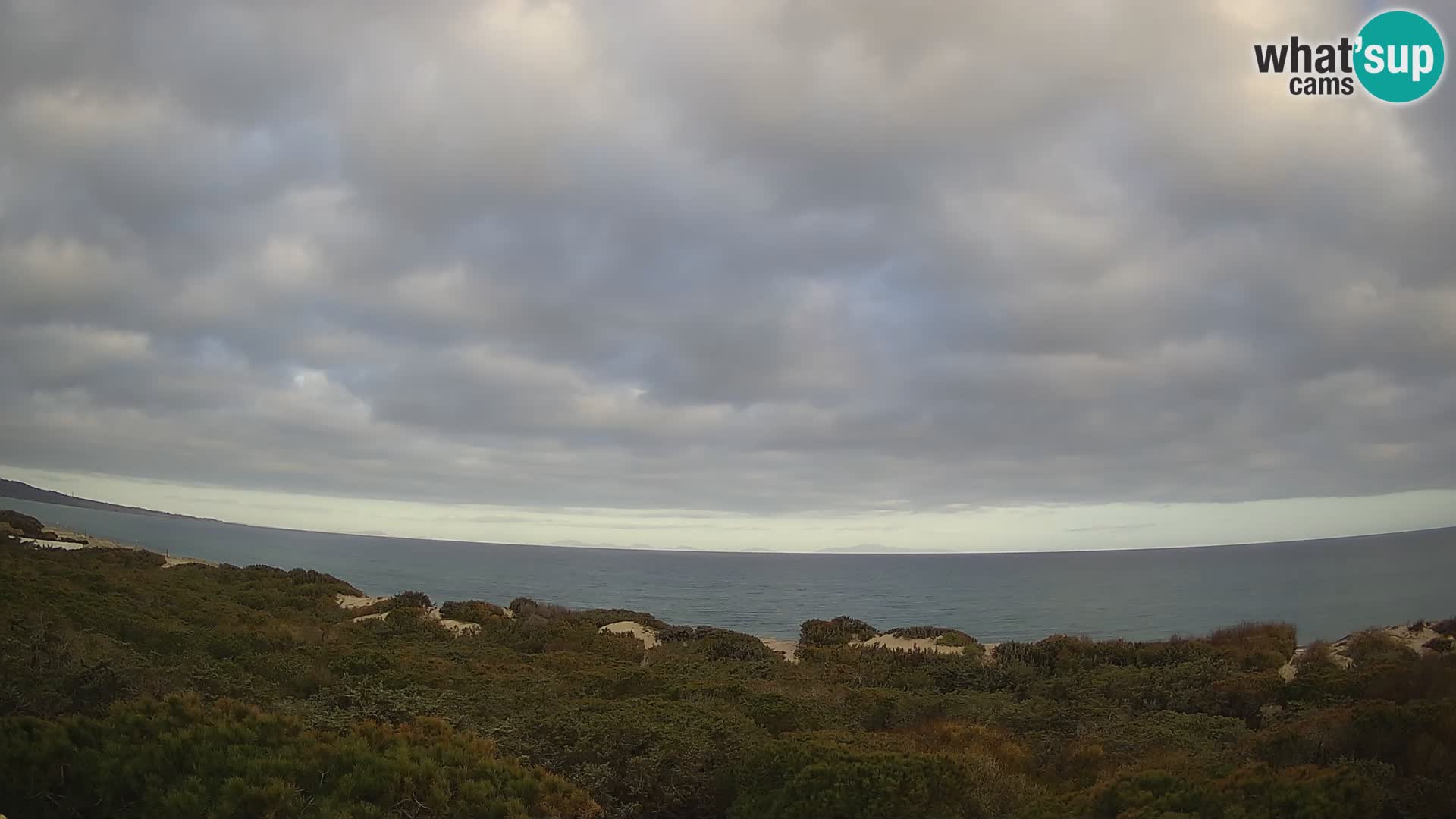 Villaplatamona, vista panorámica del Golfo de Asinara, Platamona, Sorso, Cerdeña – cámara web en vivo